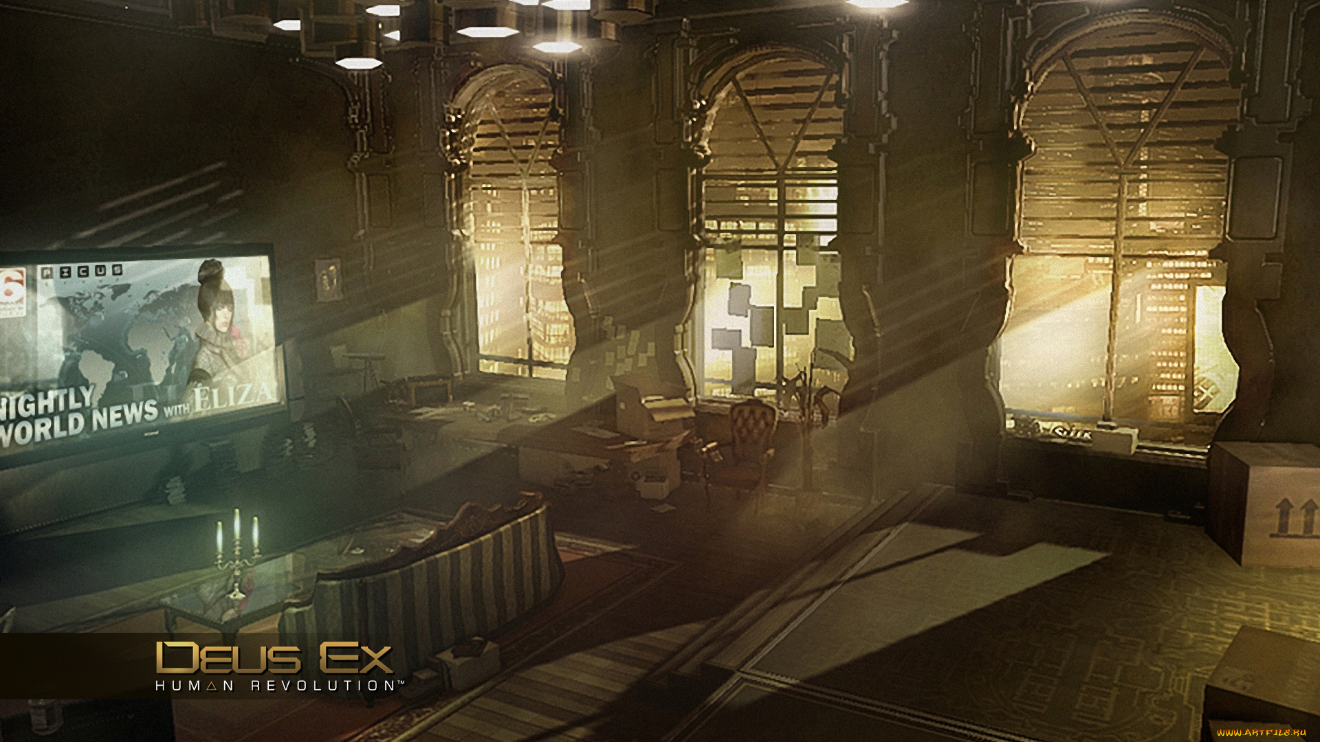 deus, ex, human, revolution, видео, игры