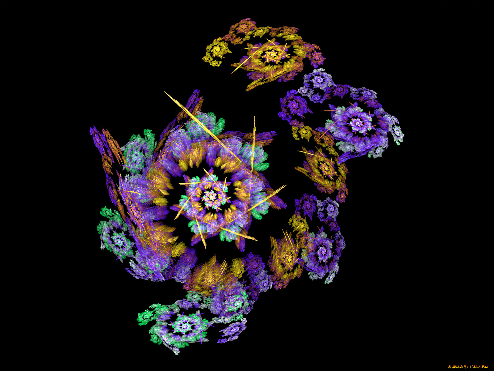 3д, графика, fractal, фракталы, фрактал