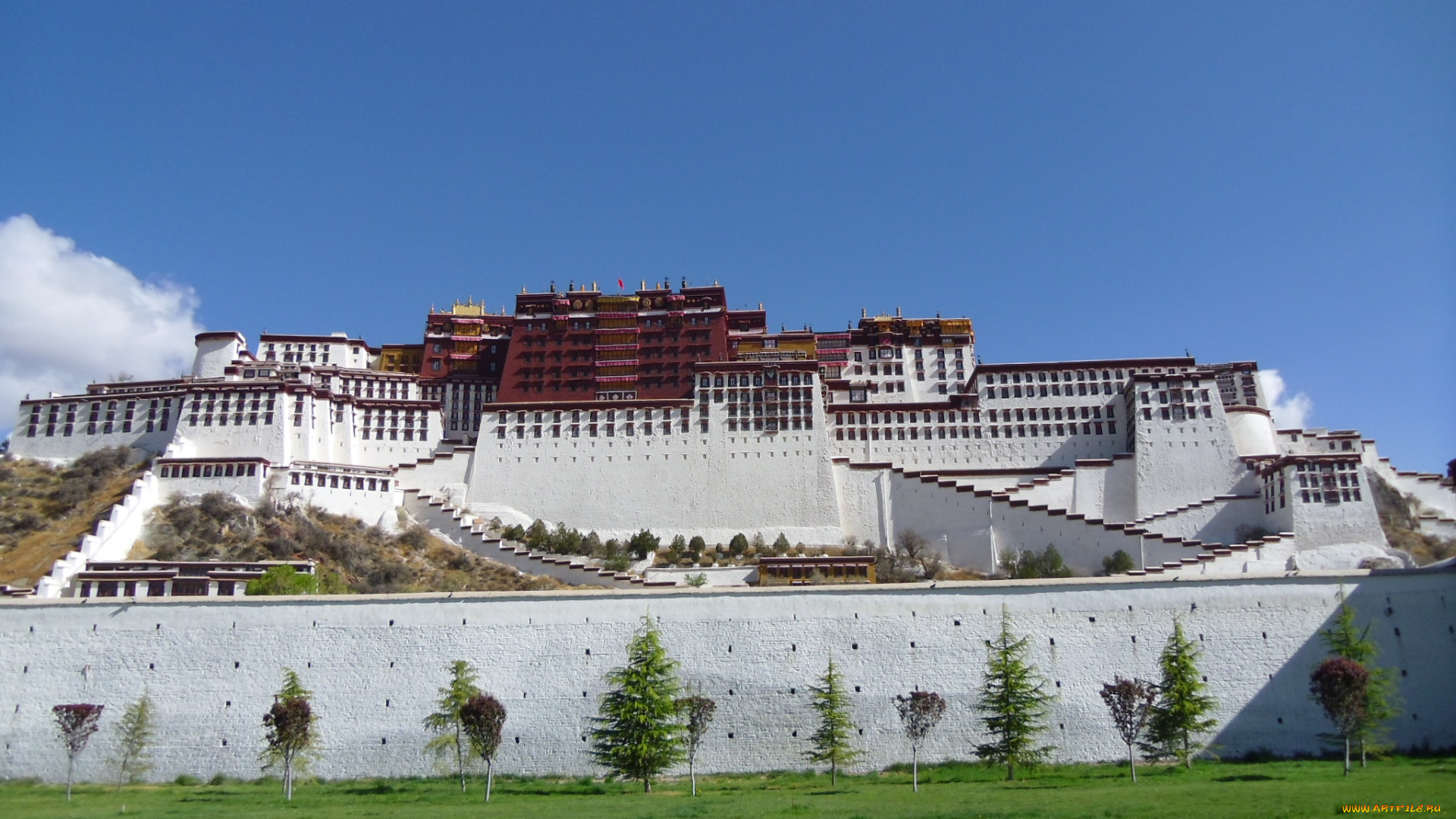 potala, palace, города, дворцы, замки, крепости, Тибет