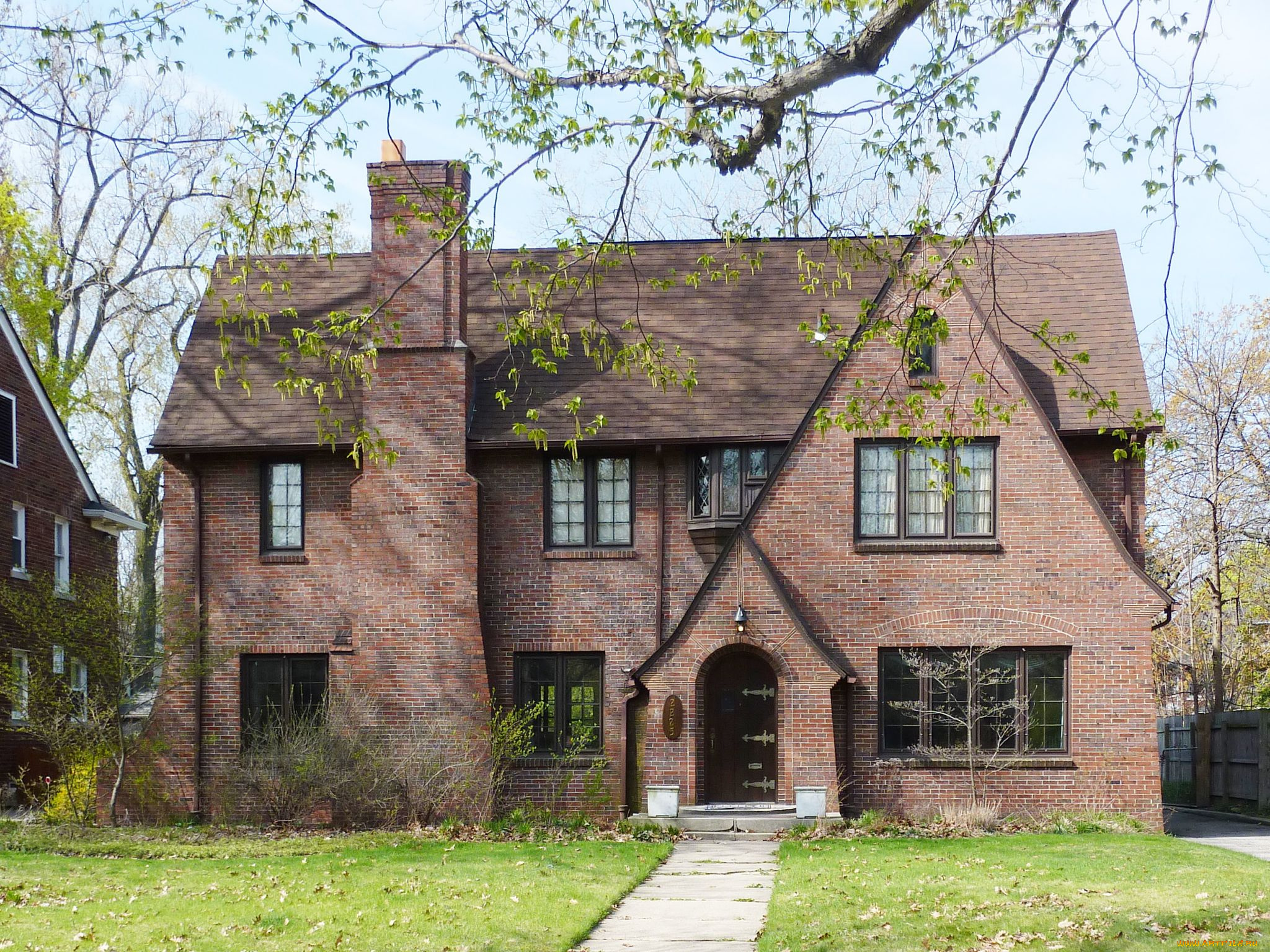 города, здания, дома, сша, детройт