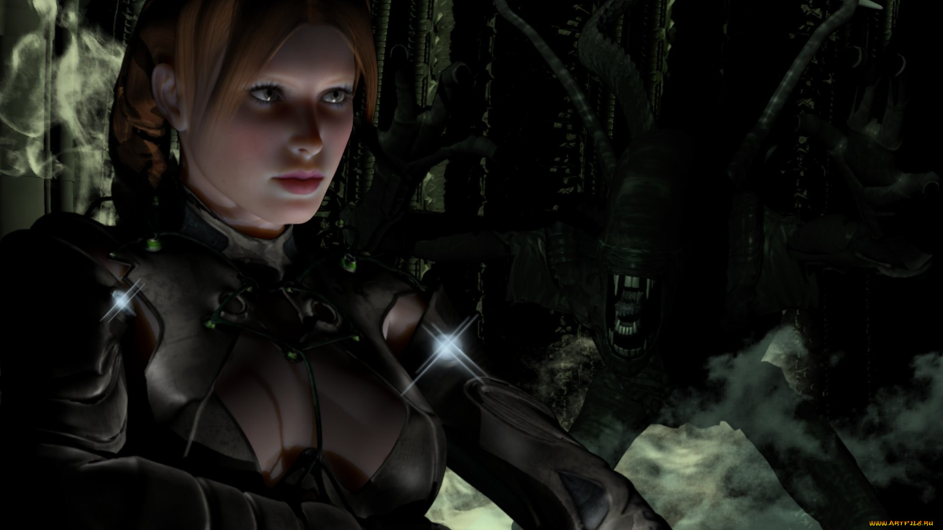 3д, графика, fantasy, фантазия, девушка