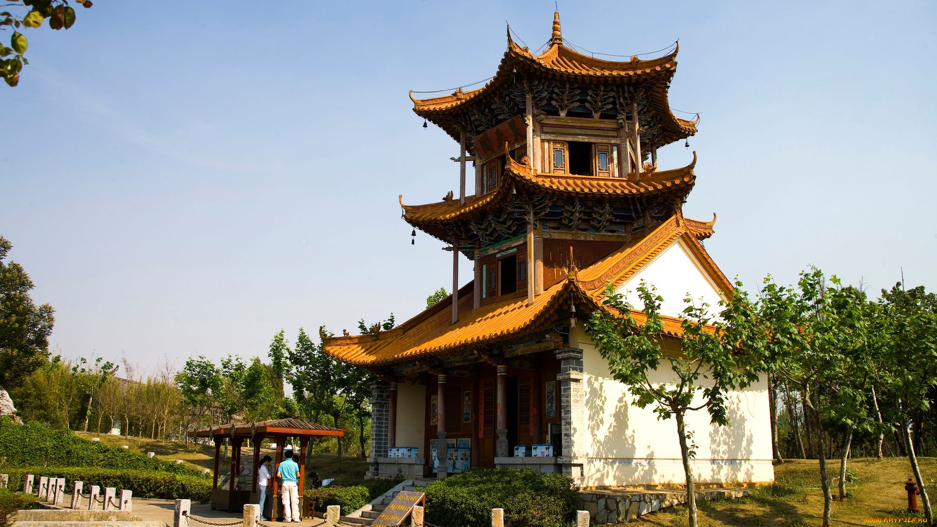 города, буддистские, другие, храмы, Япония, храм