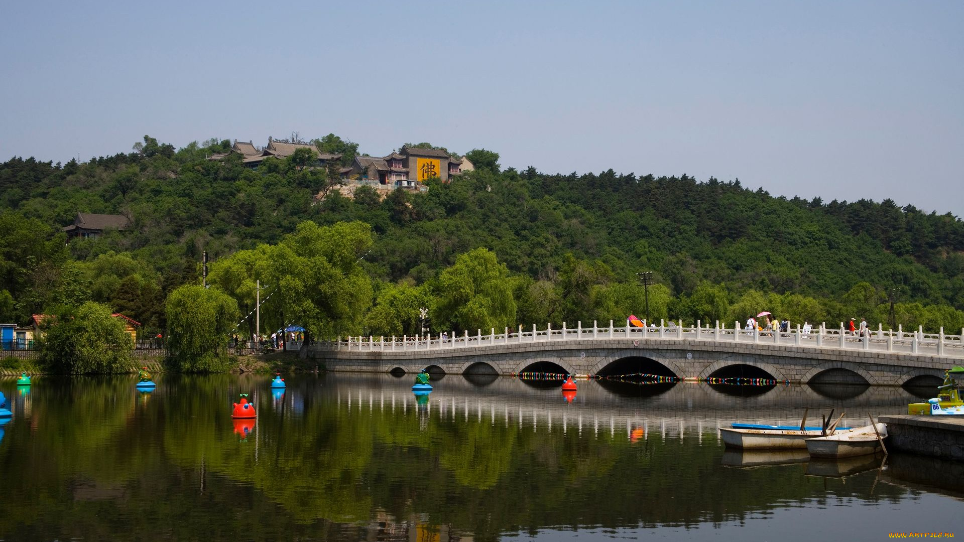 города, мосты, мост, река