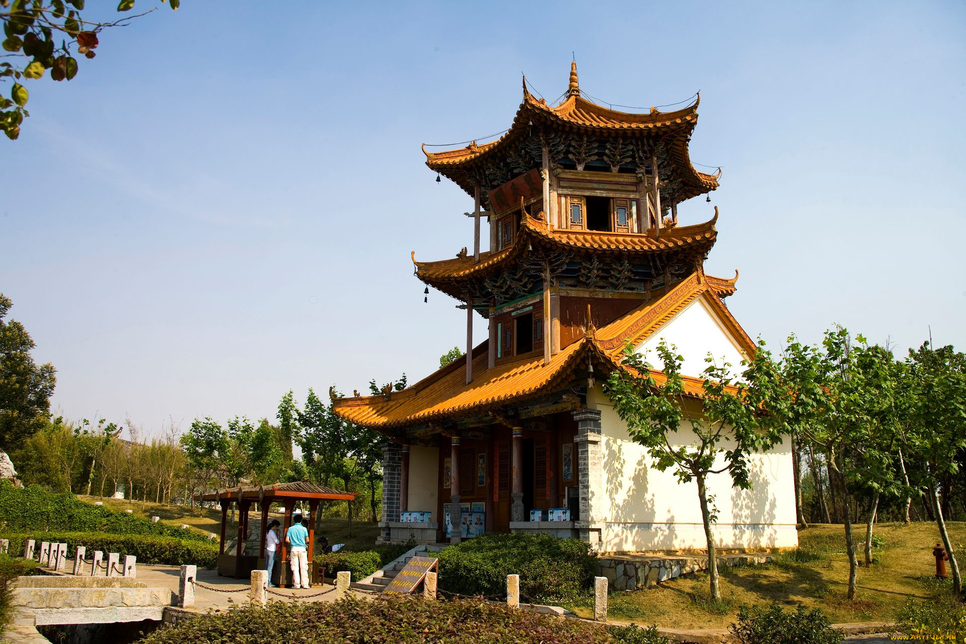 города, буддистские, другие, храмы, Япония, храм