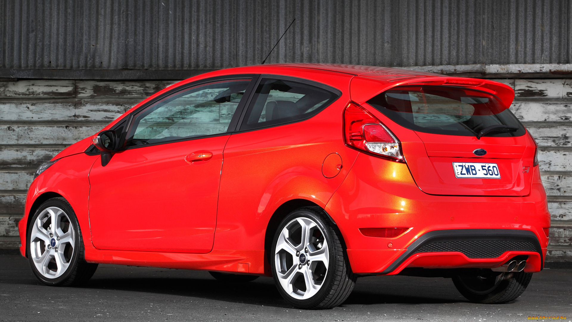 автомобили, ford, 3-door, st, fiesta, 2013г, красный, au-spec