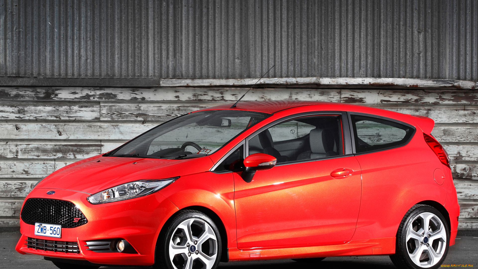 автомобили, ford, au-spec, fiesta, st, 3-door, красный, 2013г
