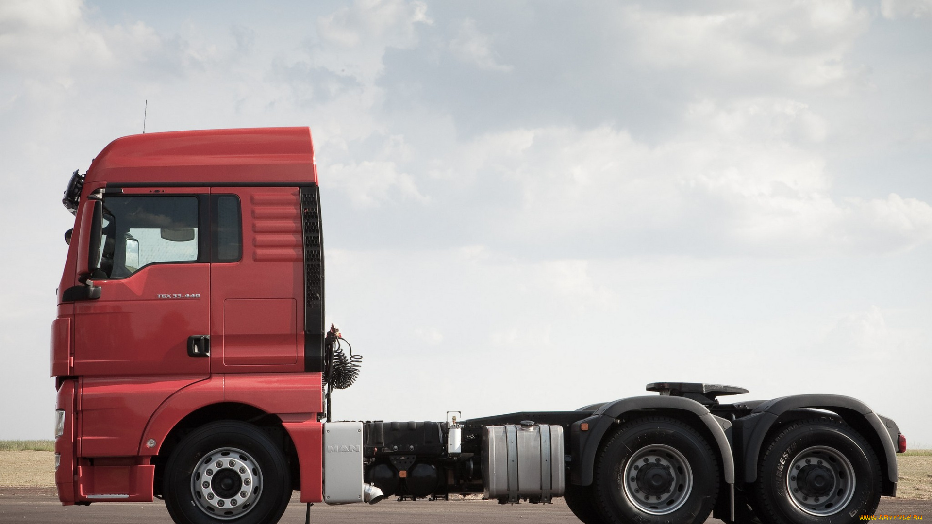 автомобили, man, красный, 33-440, tgx