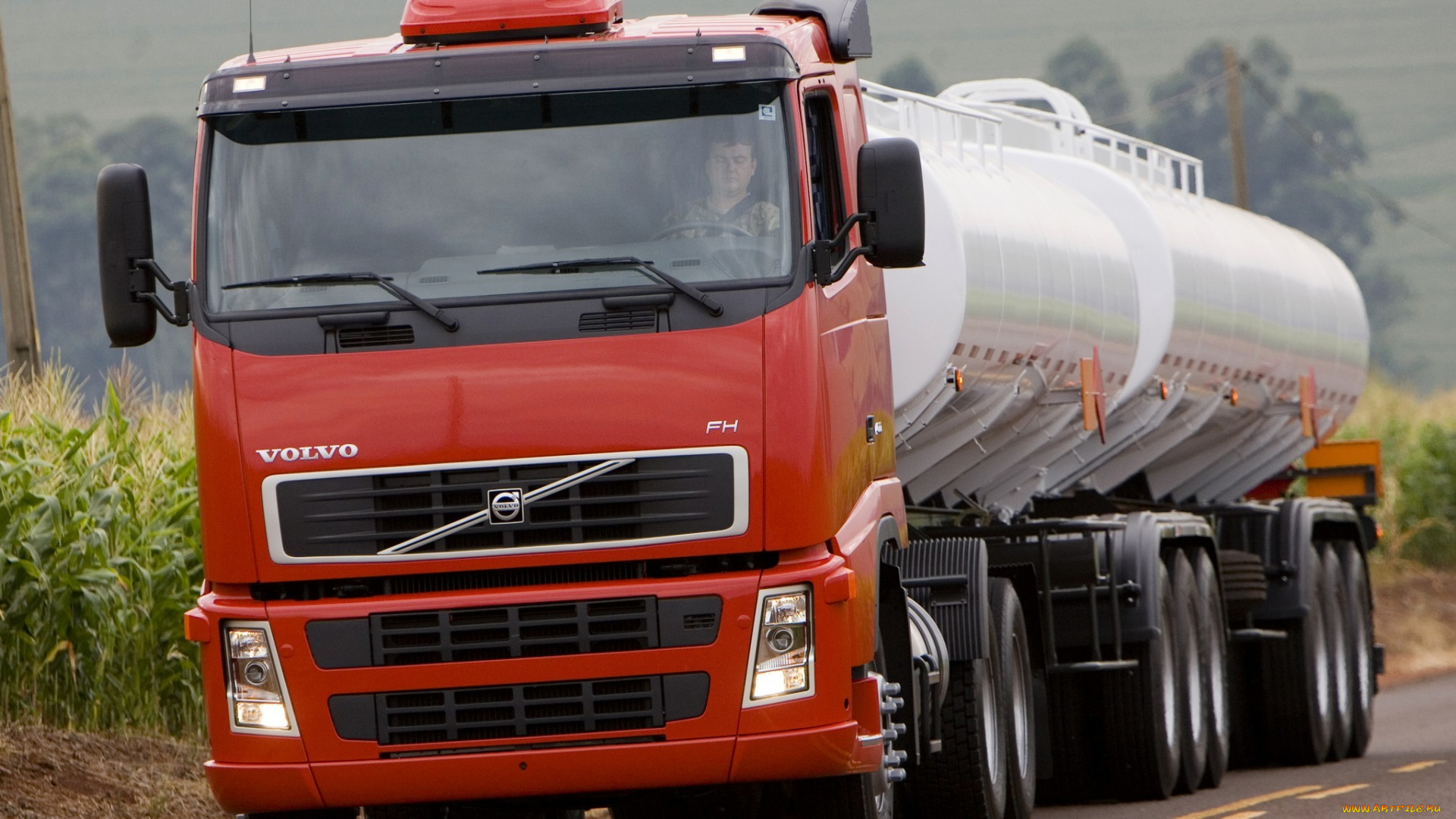 автомобили, volvo, trucks, volvo, fh, 400, 6x2, красный