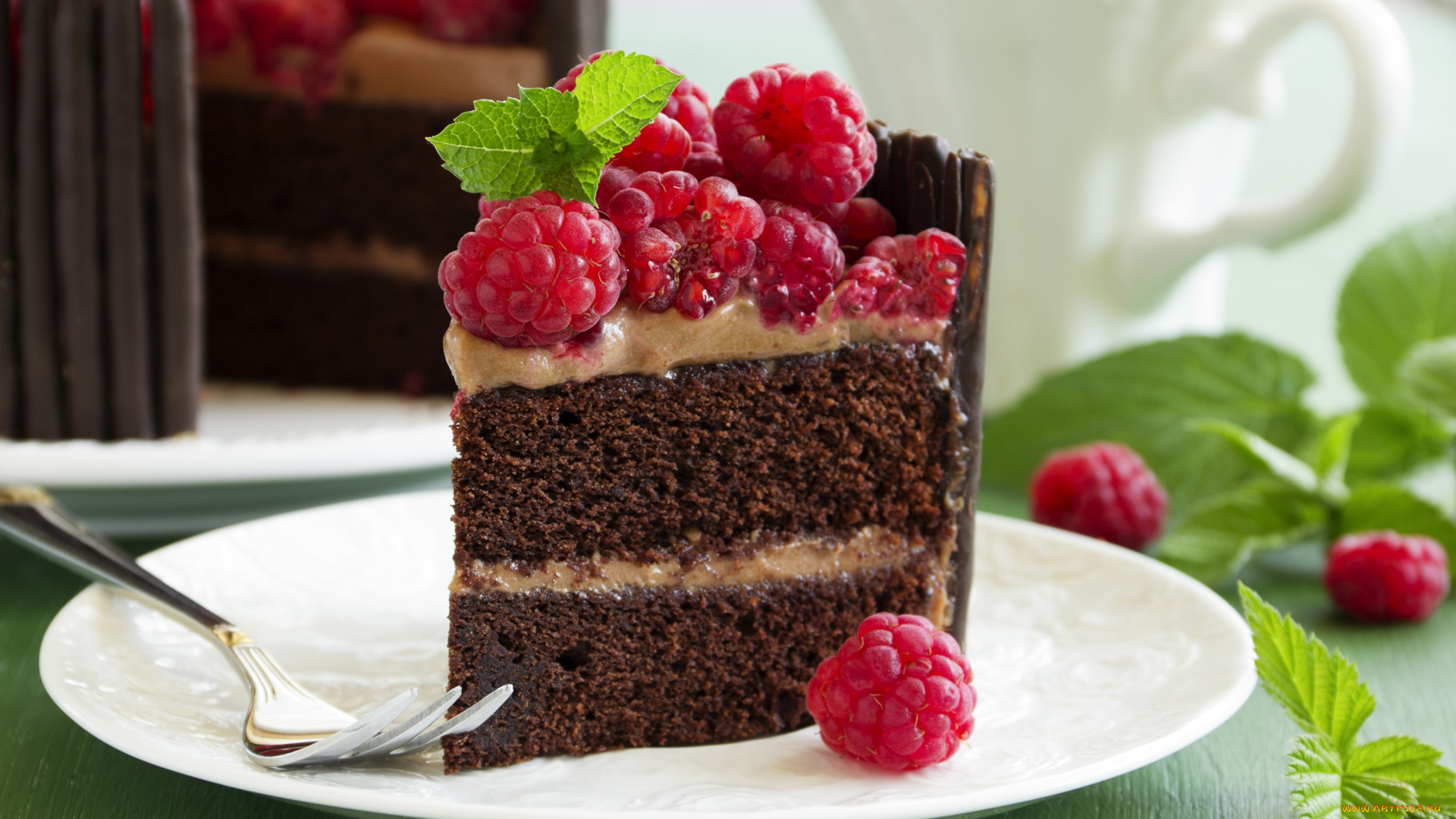 еда, торты, малина