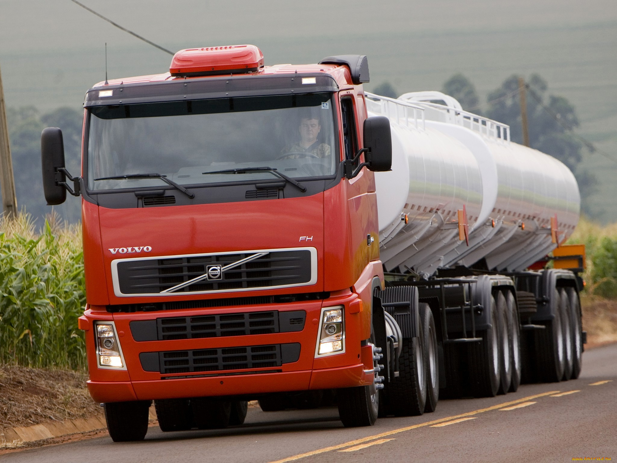 автомобили, volvo, trucks, volvo, fh, 400, 6x2, красный