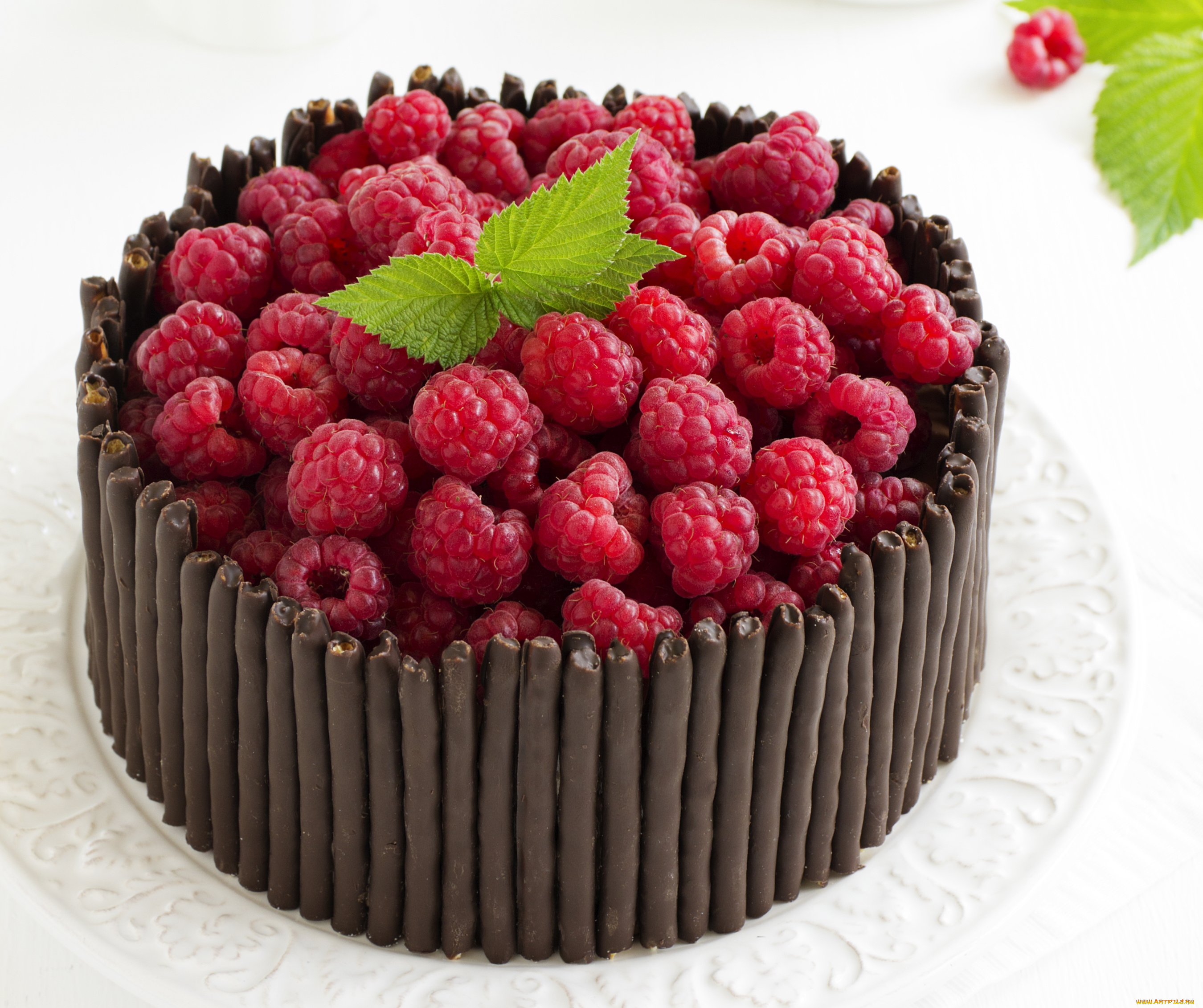 еда, торты, малина