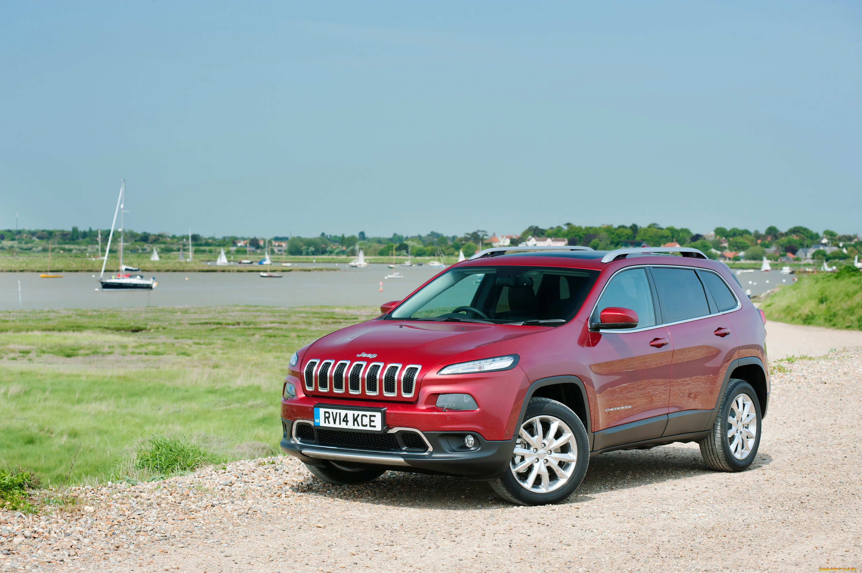2014, jeep, cherokee, автомобили, jeep, металлик, красный, cherokee