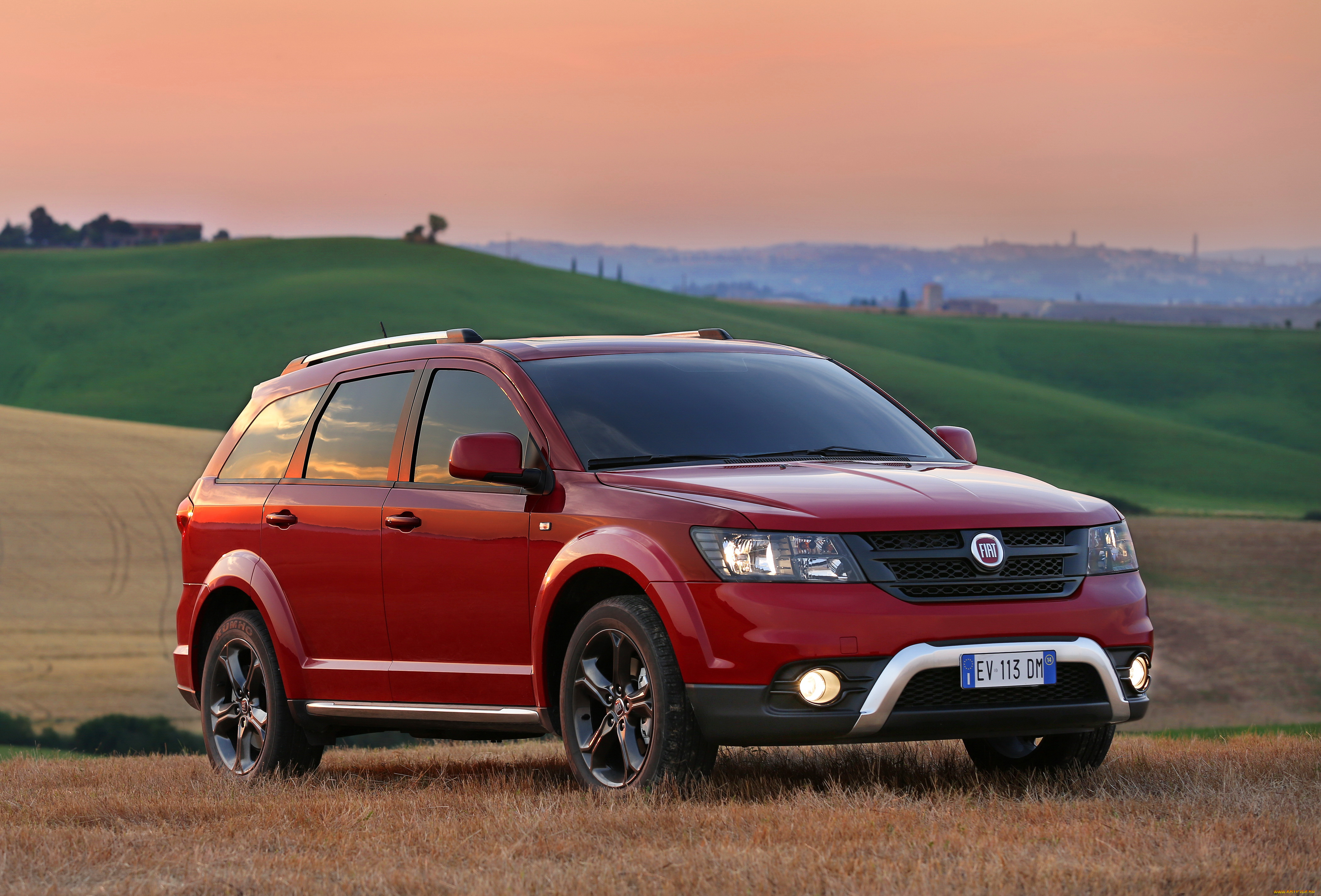 2014, fiat, freemont, cross, автомобили, fiat, бордовый, freemont, cross