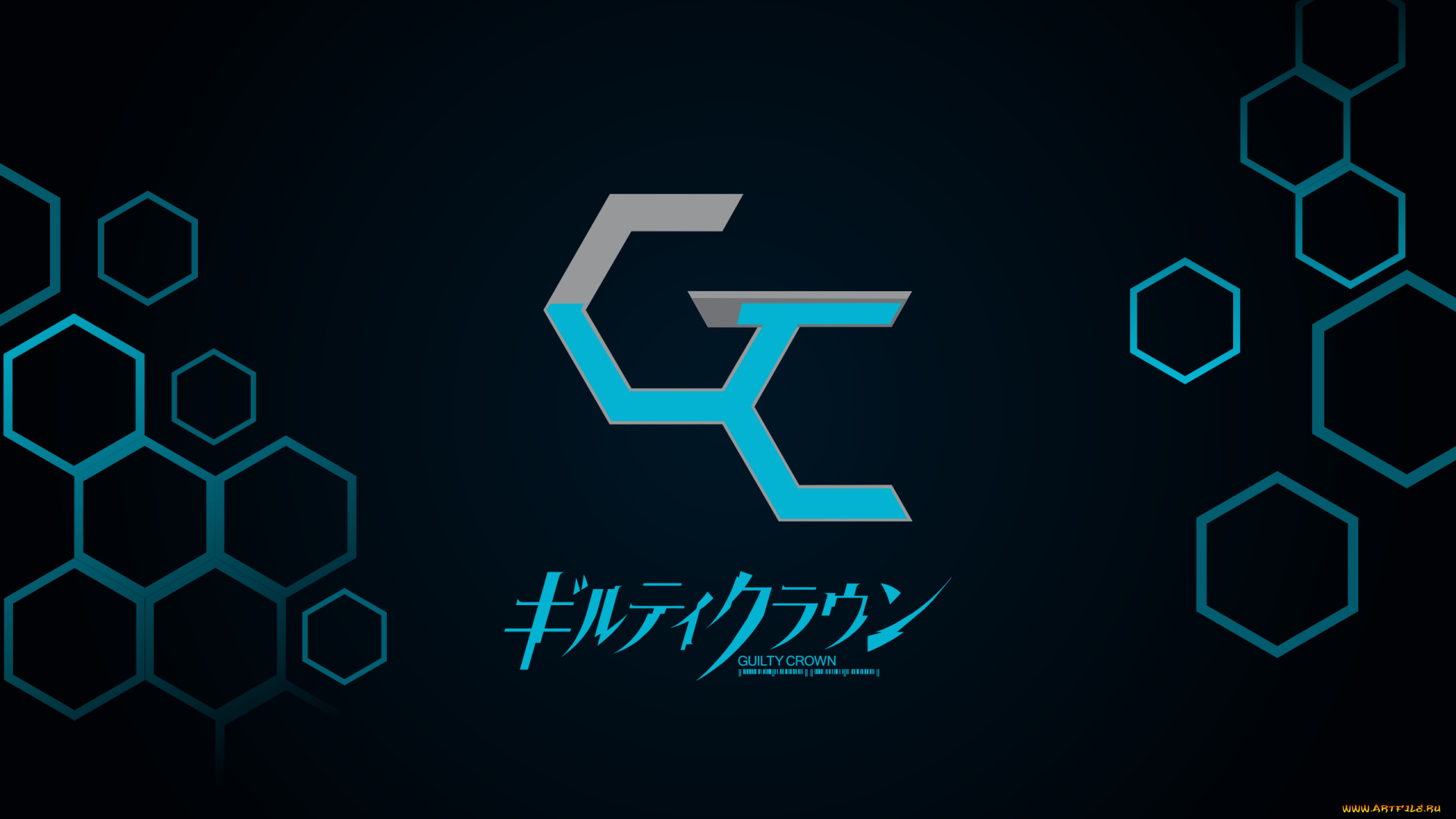 аниме, guilty, crown, фон, знак, guilty, crown