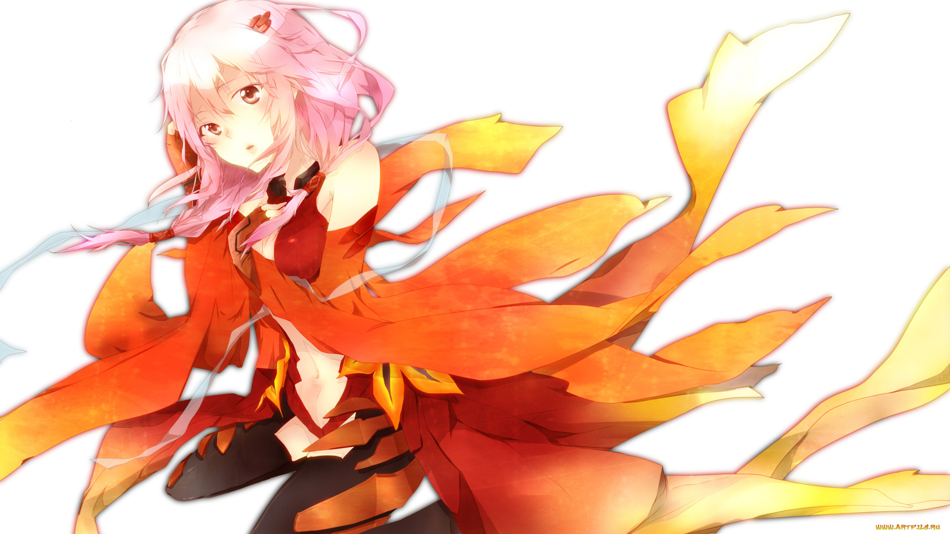 аниме, guilty, crown, guilty, crown, yuzuriha, inori, арт, инори