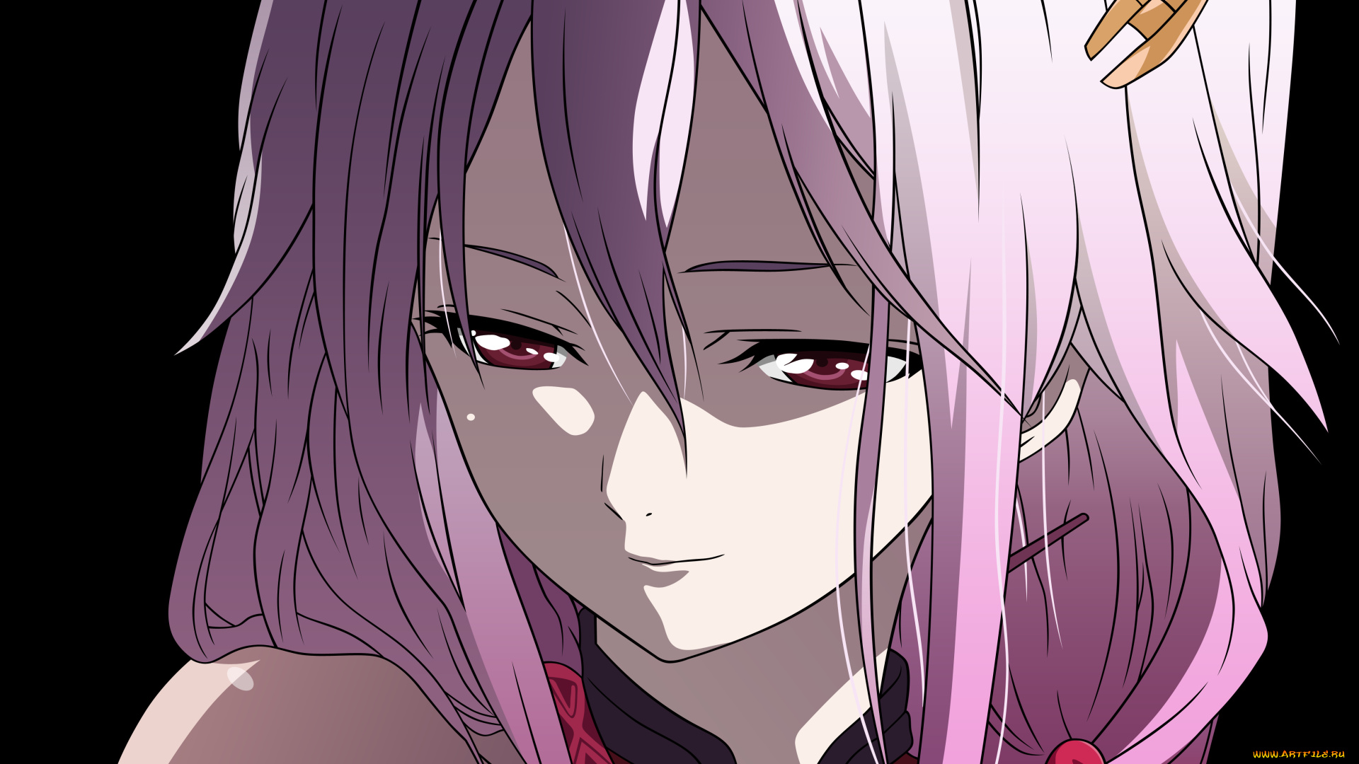 аниме, guilty, crown, guilty, crown, yuzuriha, inori, арт, инори
