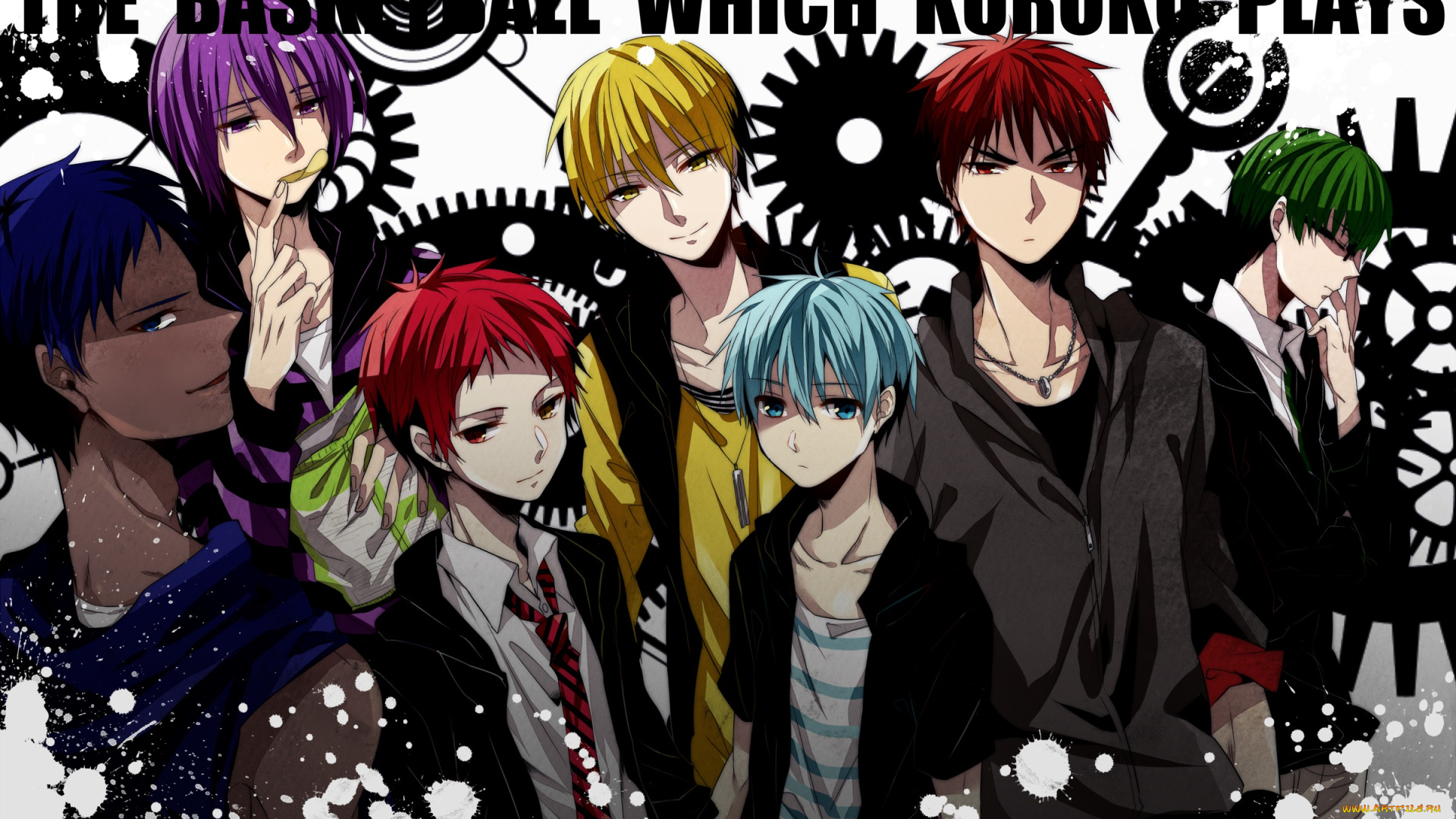 аниме, kuroko, no, baske, midorima, shintarou, akashi, seijuurou, kagami, taiga, murasakibara, atsushi, парни, kuroko, no, basket, арт, kise, ryouta, aomine, daiki, tetsuya