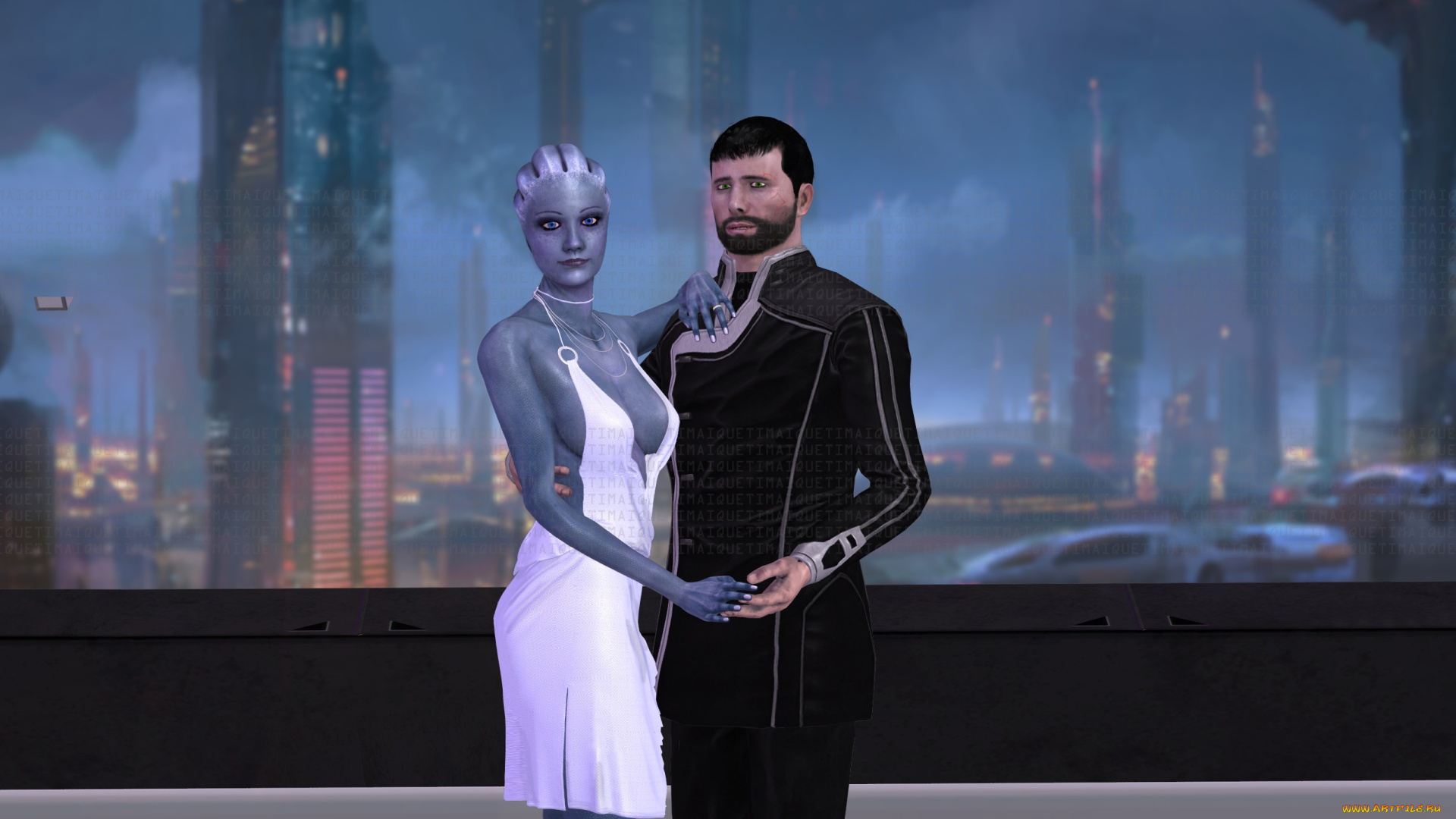 видео, игры, mass, effect, мужчина, взгляд, фон, халк