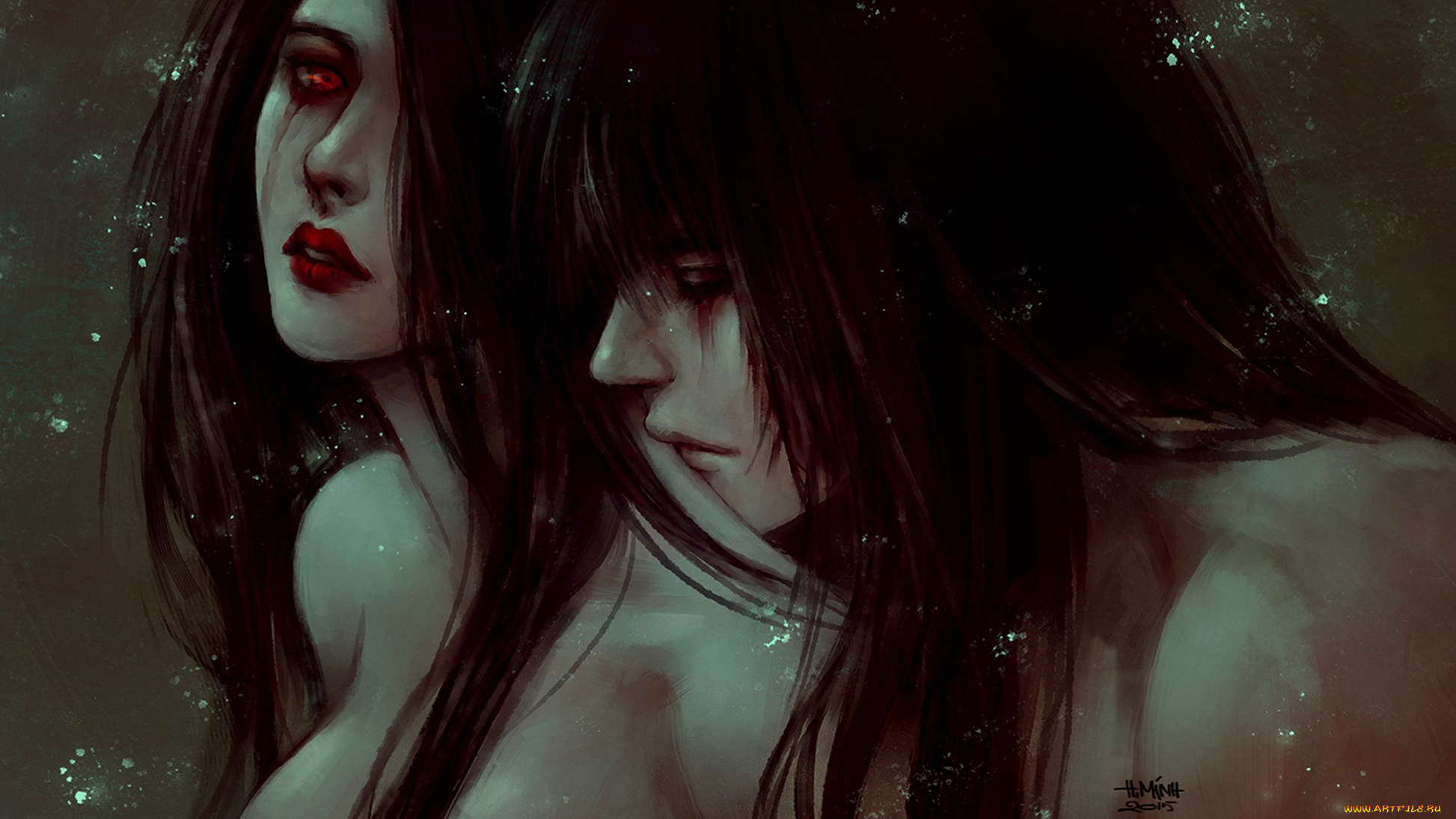 разное, арты, арт, пара, любовь, поцелуй, парень, девушка