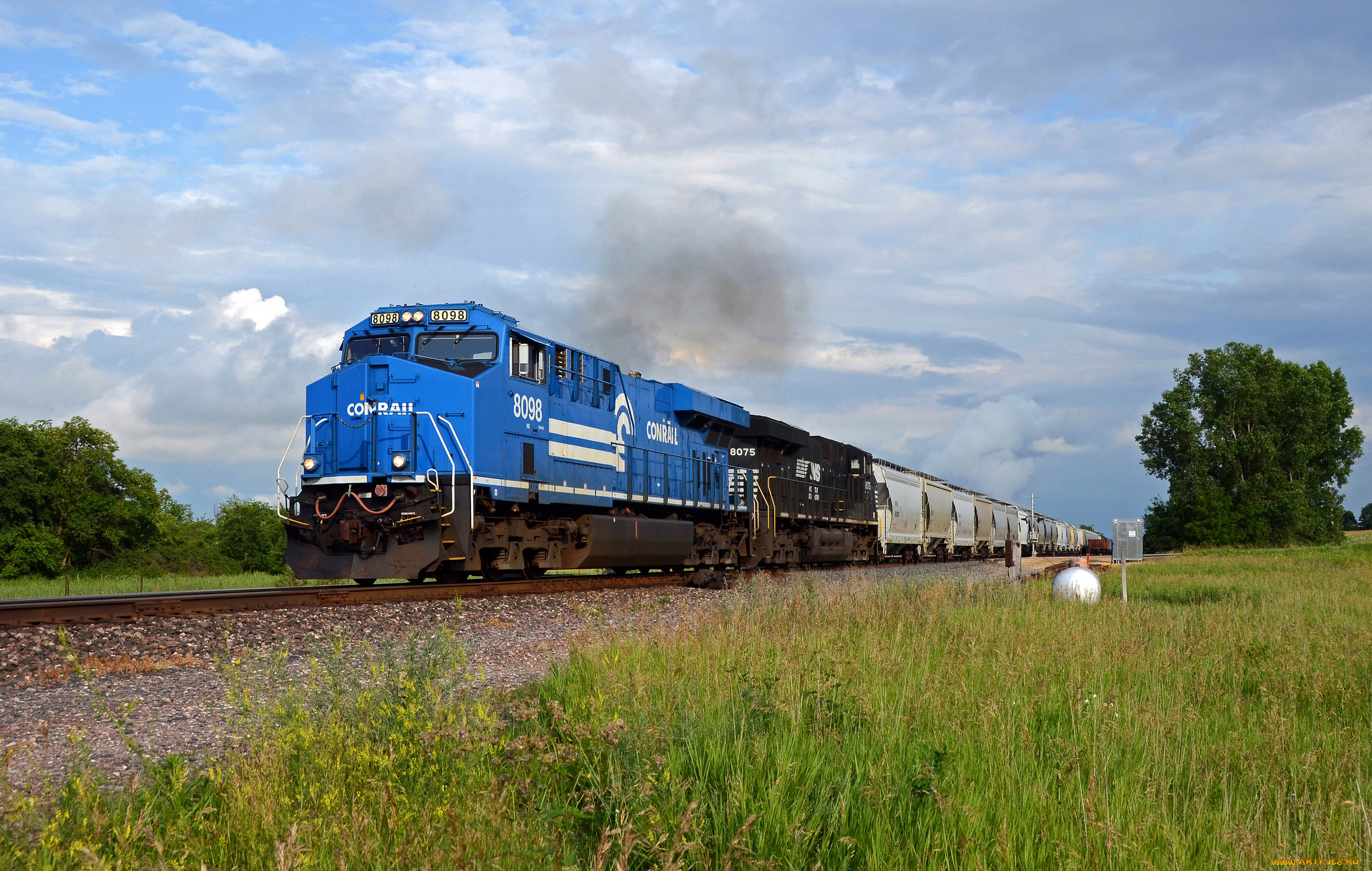 техника, поезда, состав, локомотив, рельсы, дорога, железная
