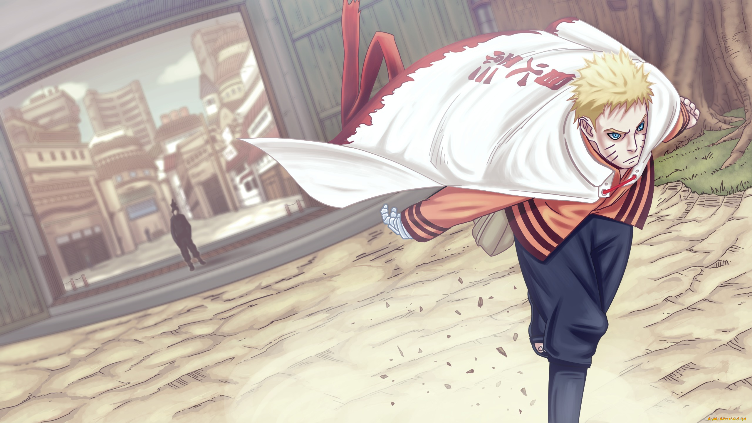 аниме, naruto, art, by, chronobones, gaiden, nanadaime, uzumaki