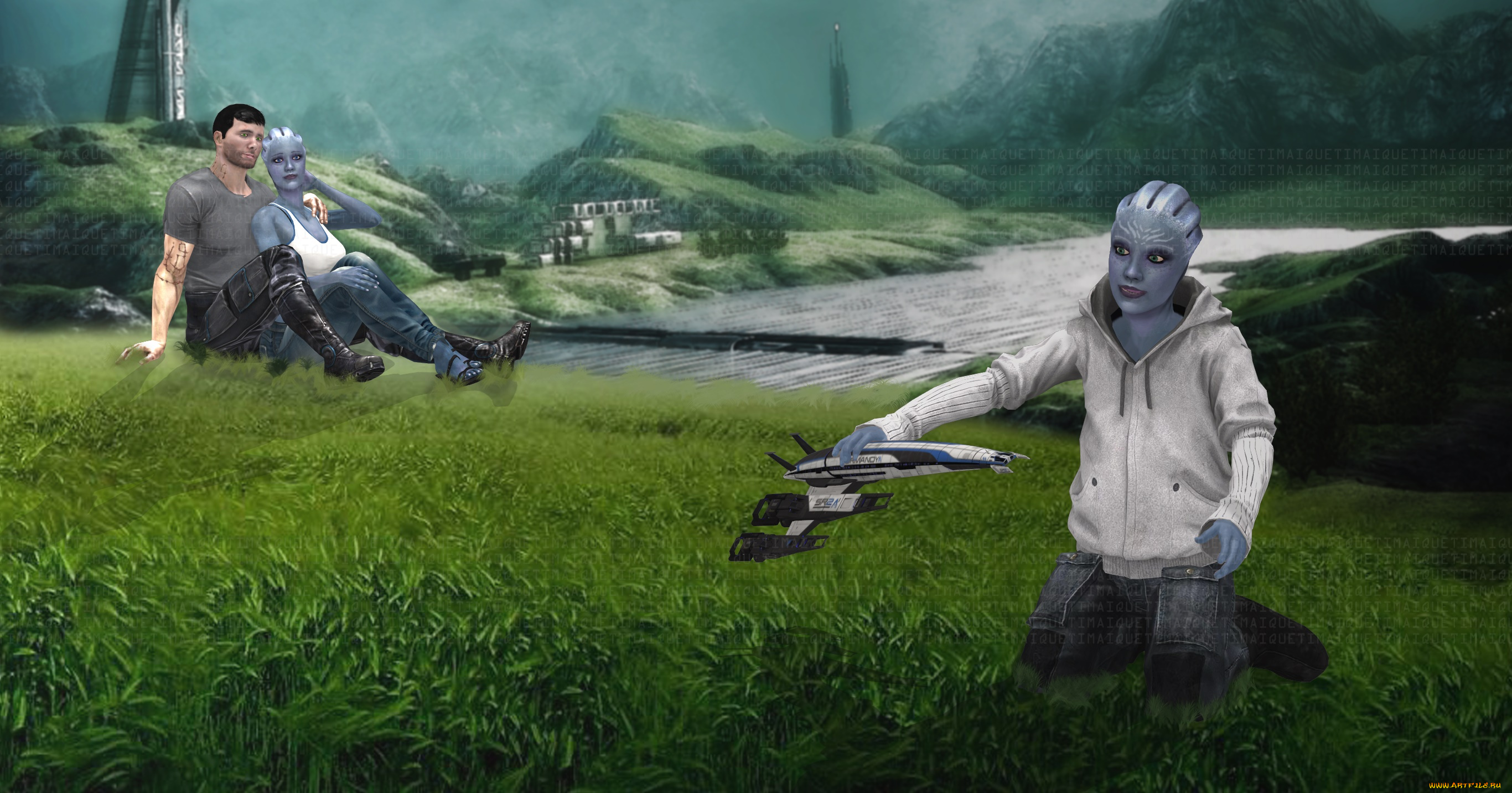 видео, игры, mass, effect, семья