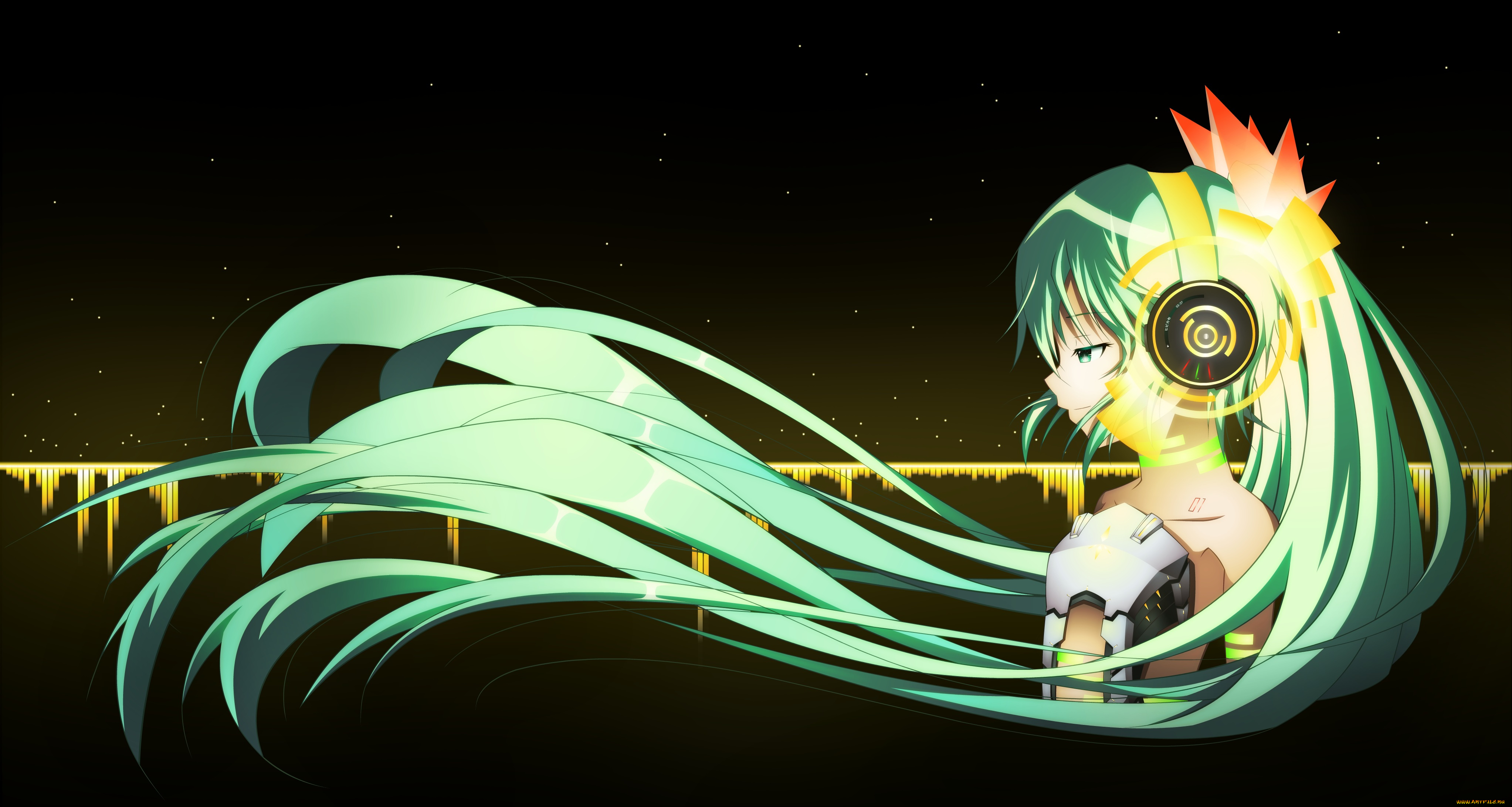 аниме, vocaloid, aria, pixiv-id-9867389, hatsune, miku