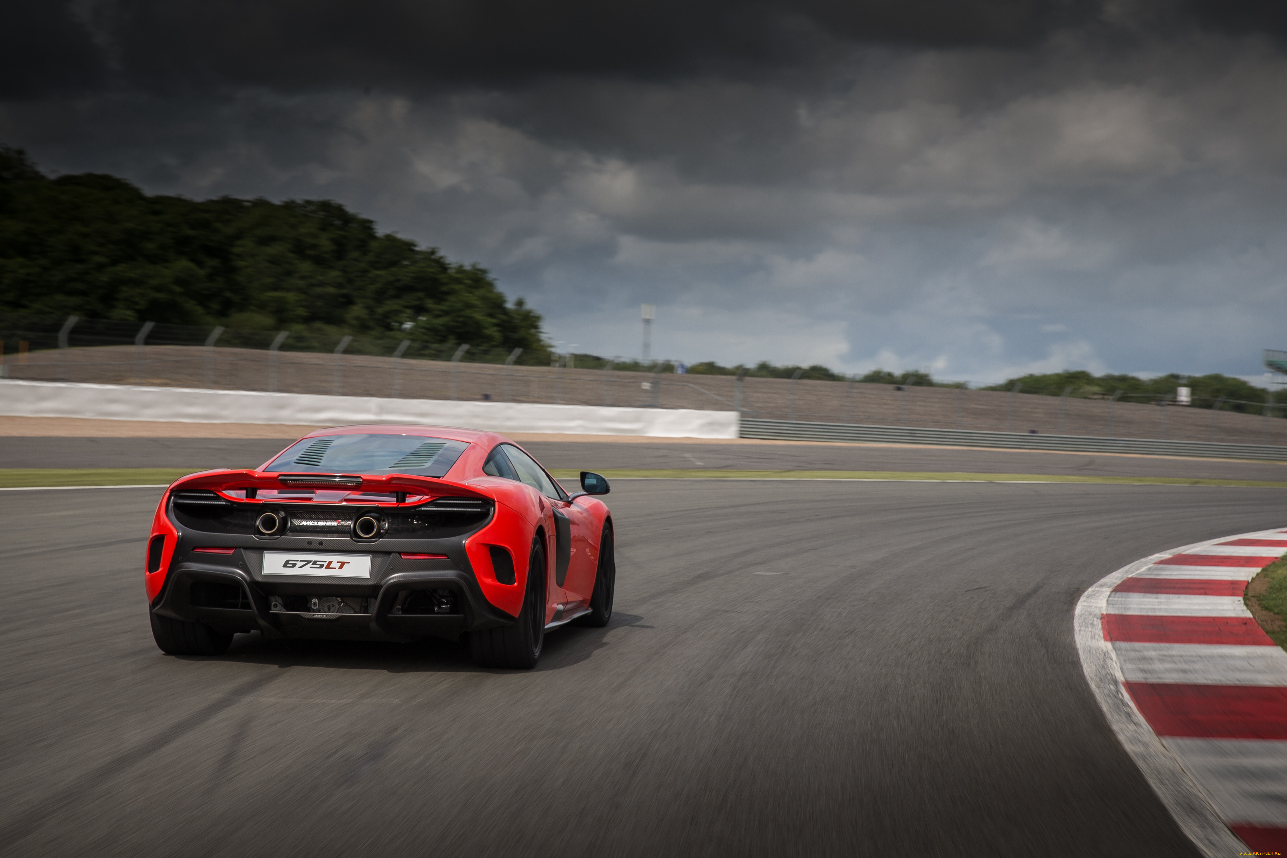 автомобили, mclaren, красный, us-spec, 675lt, 2016, г