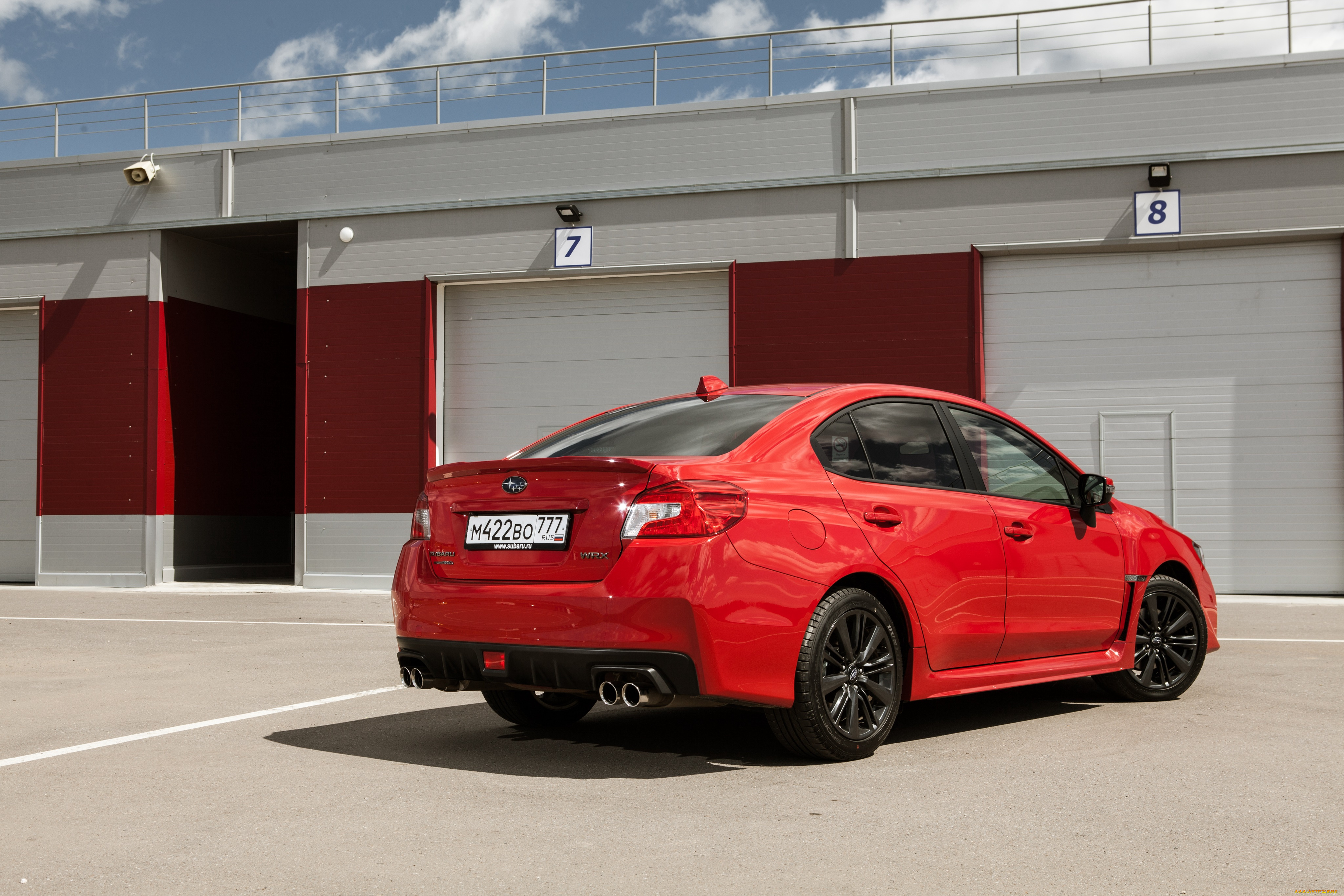 автомобили, subaru, wrx, 2014г, красный