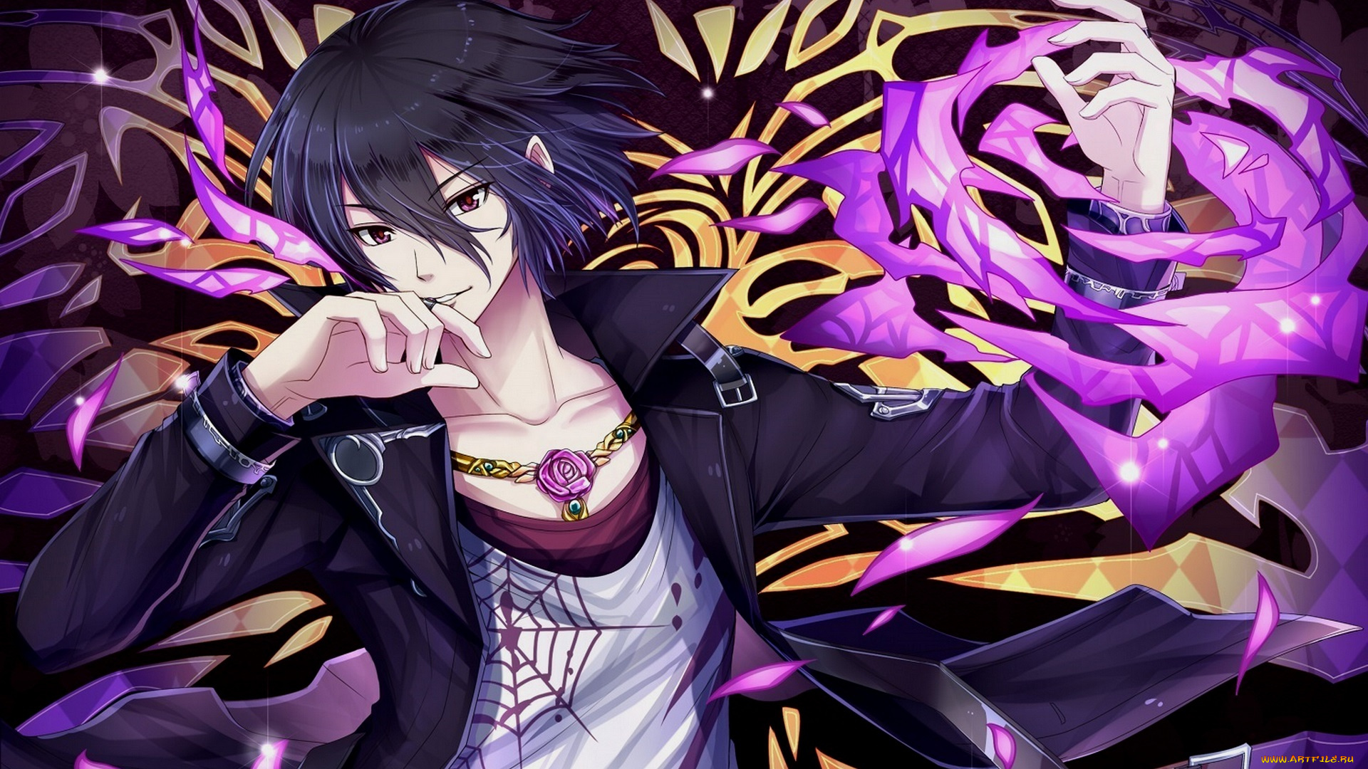 аниме, divine, gate, арт, божественные, врата, парень