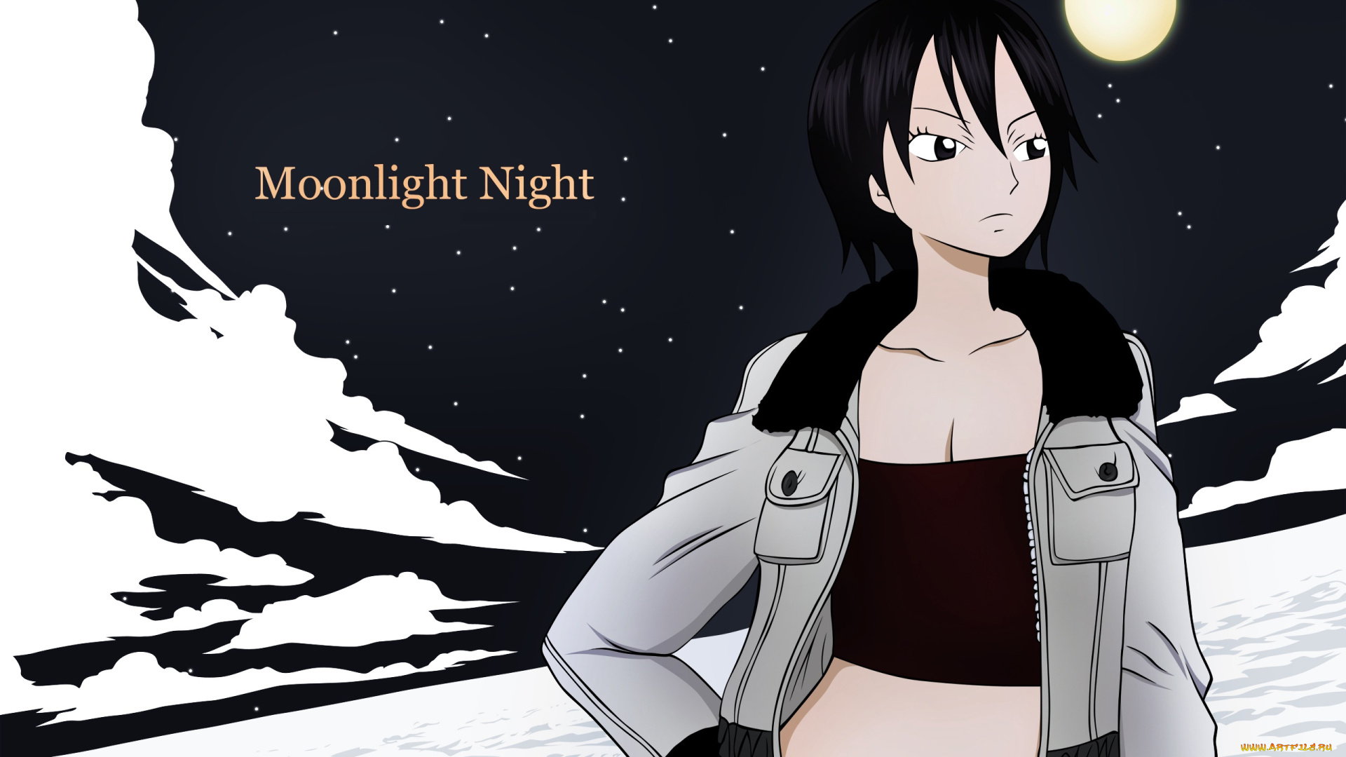 аниме, fairy, tail, взгляд, девушка, фон