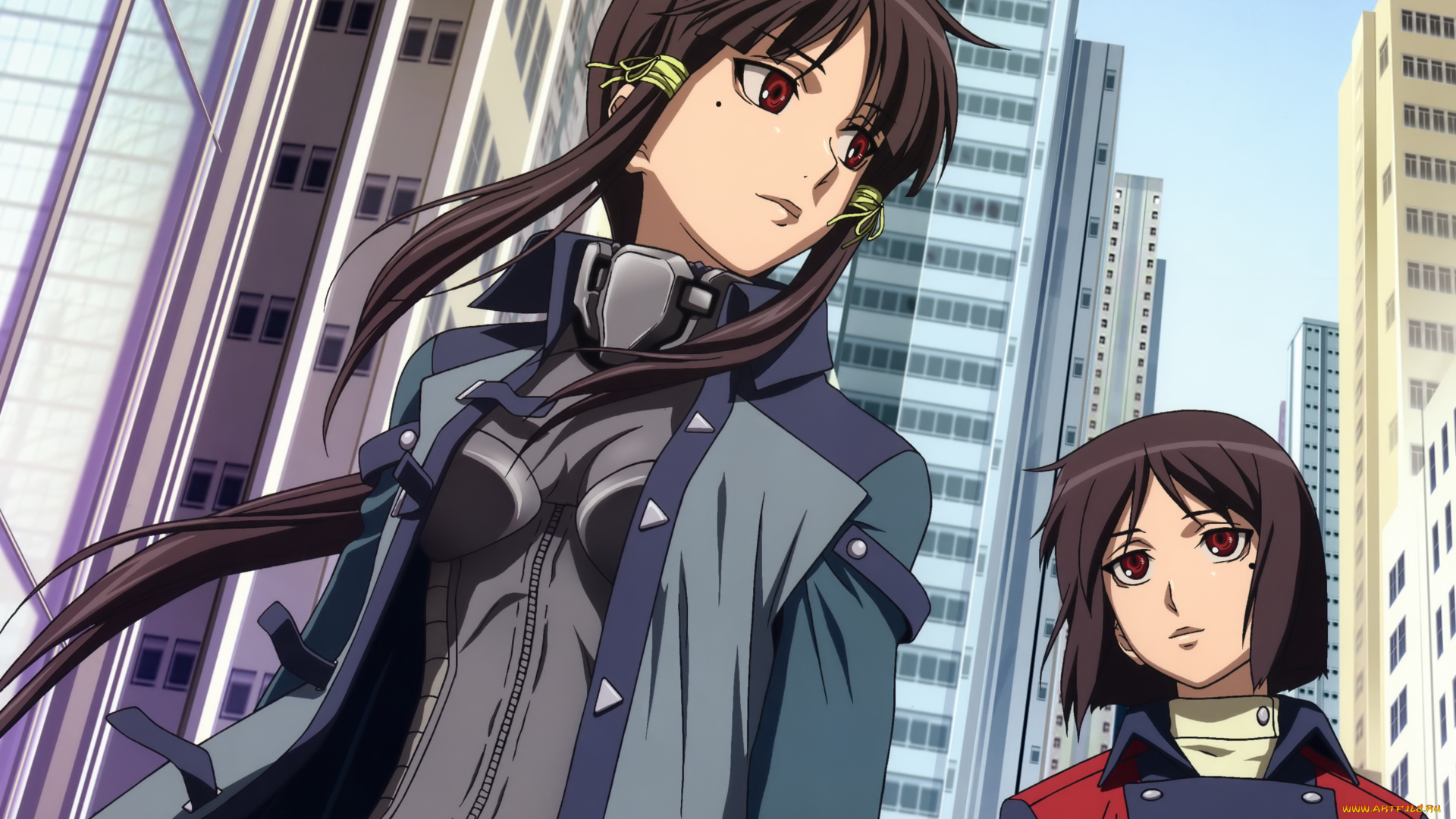 аниме, full, metal, panic, девущки