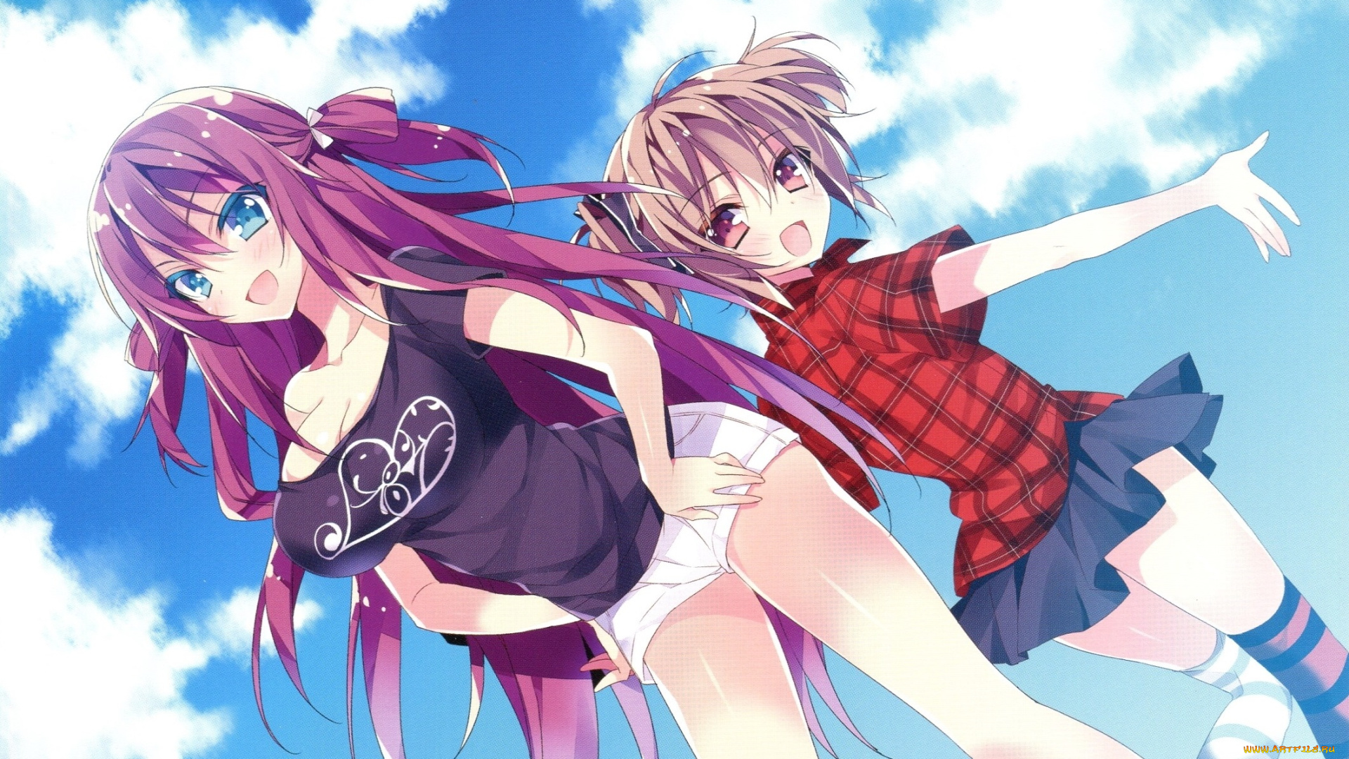 аниме, grisaia, no, kajitsu, девушки