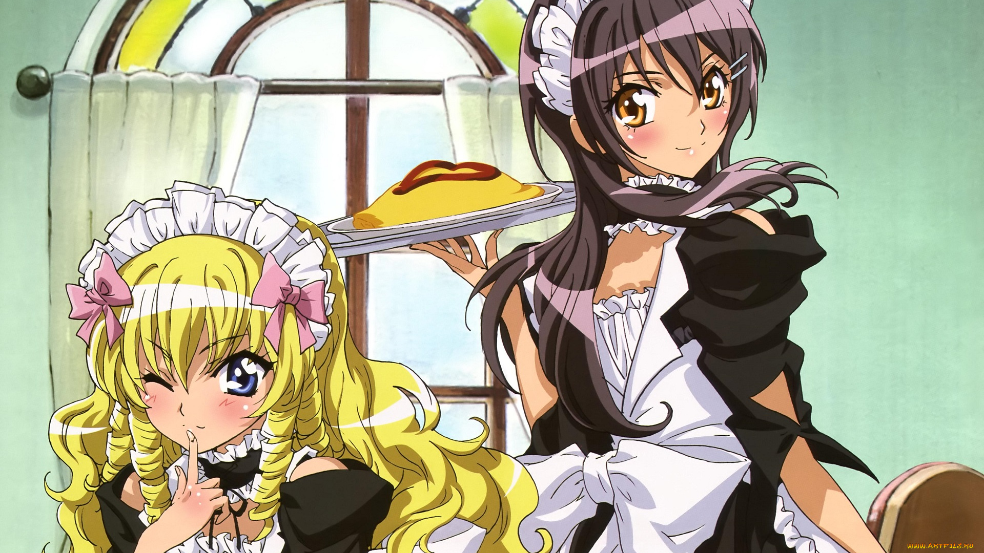 аниме, kaichou, wa, maid-sama, девушка