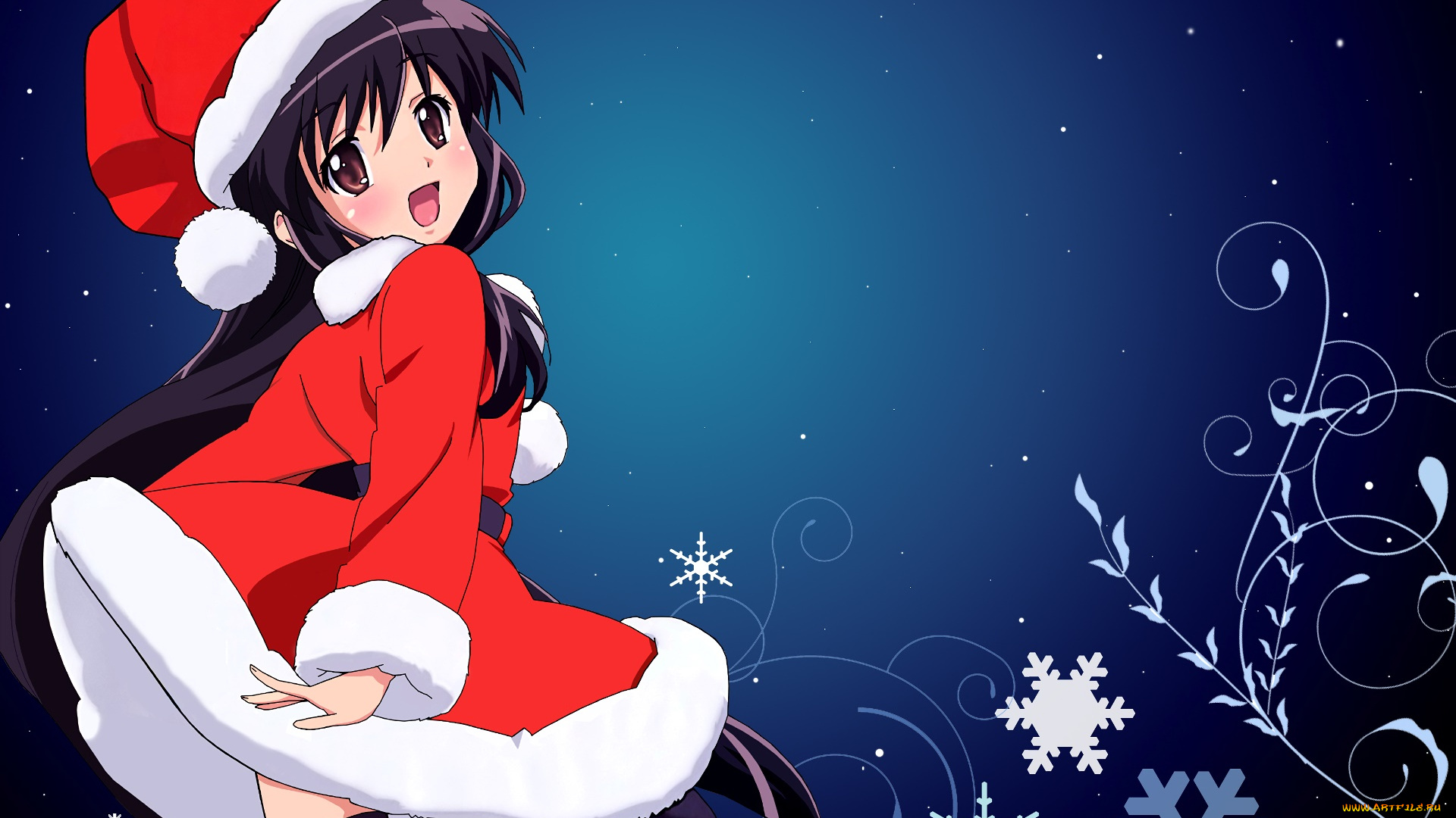 аниме, shakugan, no, shana, фон, девушка, взгляд