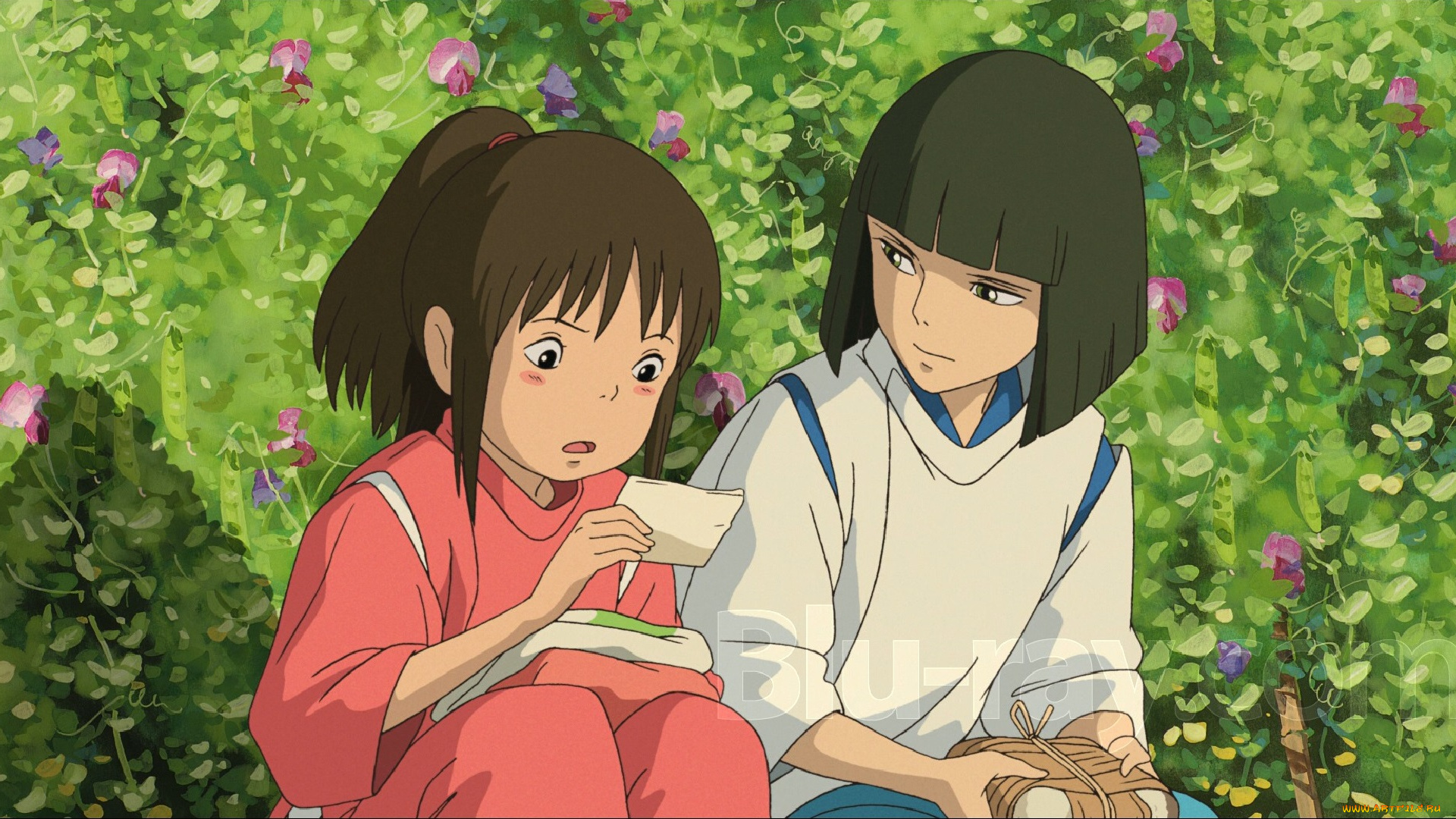 аниме, spirited, away, тихиро, хаку