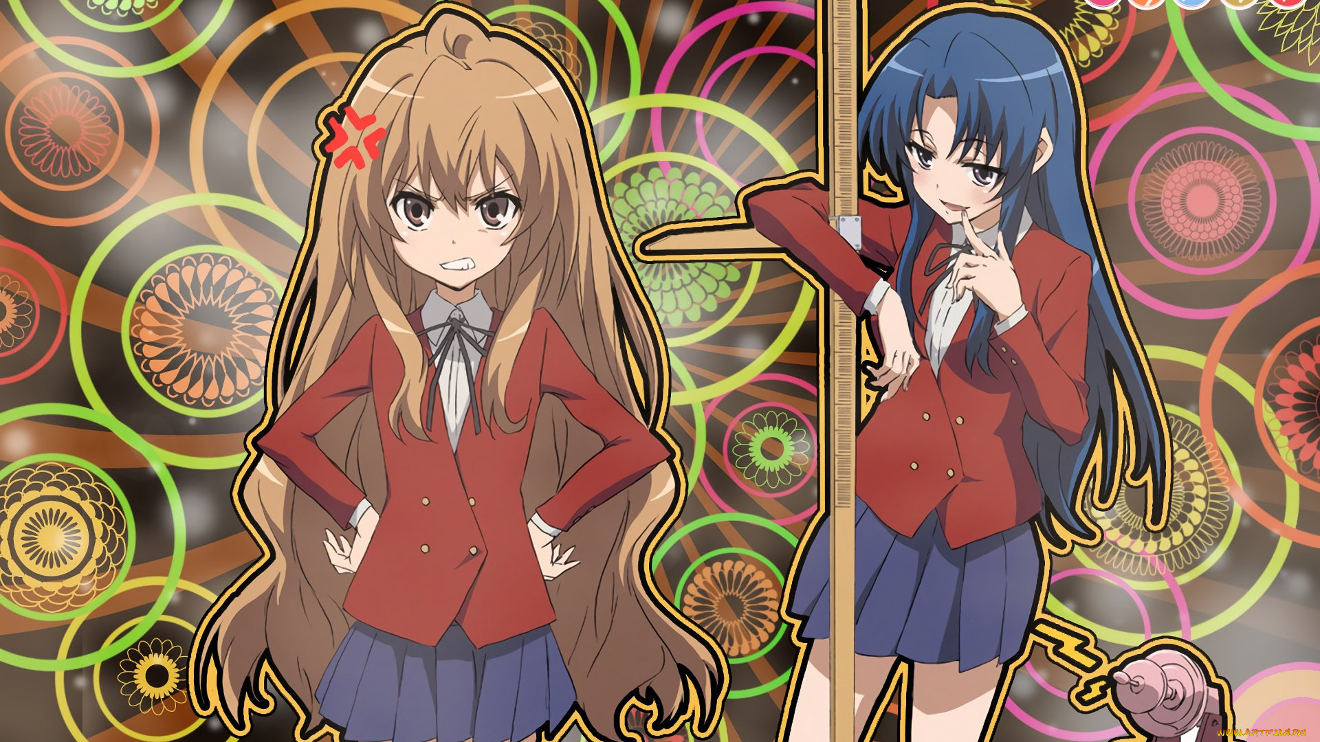аниме, toradora, персонажи