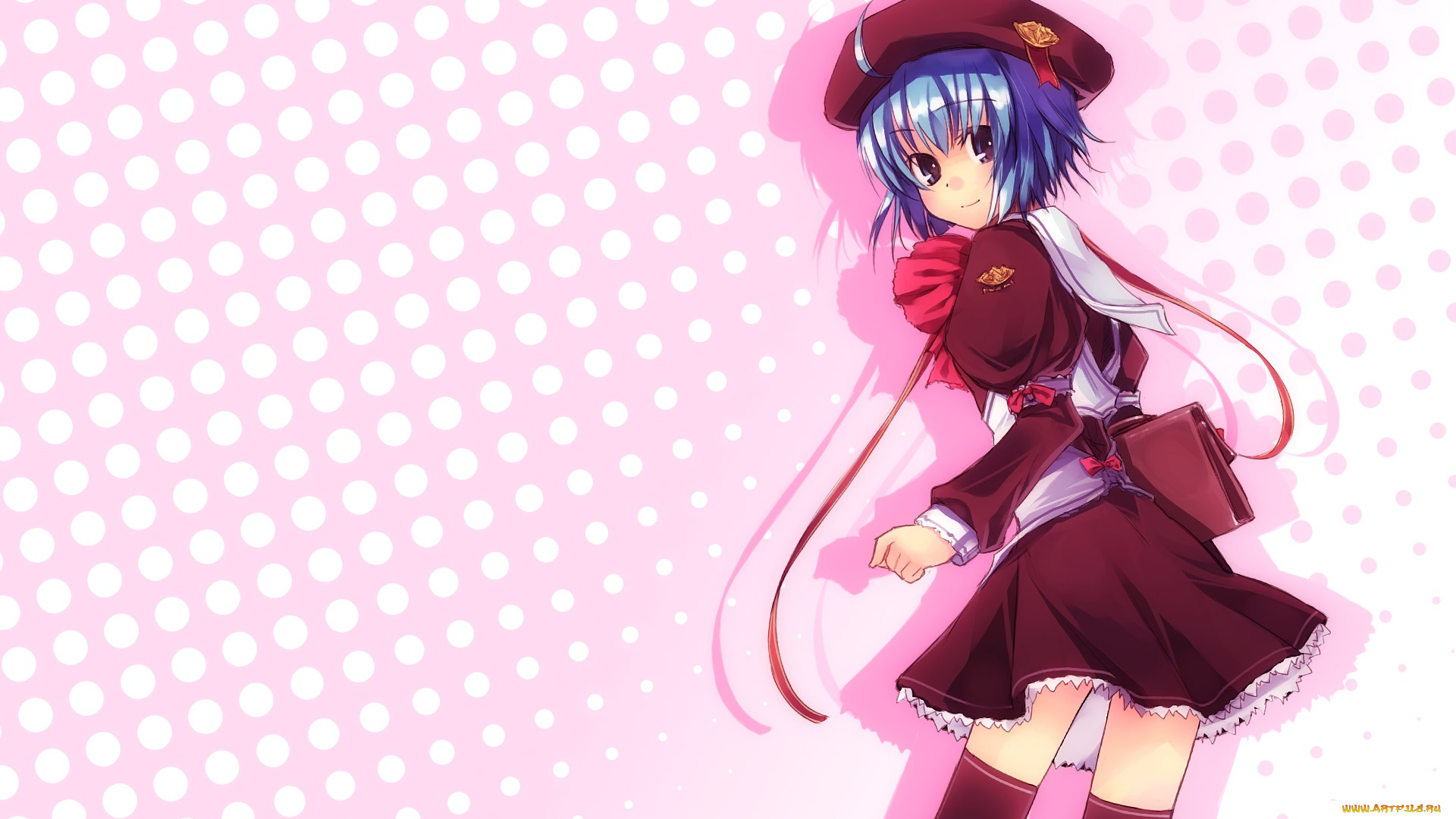 аниме, unknown, , другое, фон, взгляд, девушка