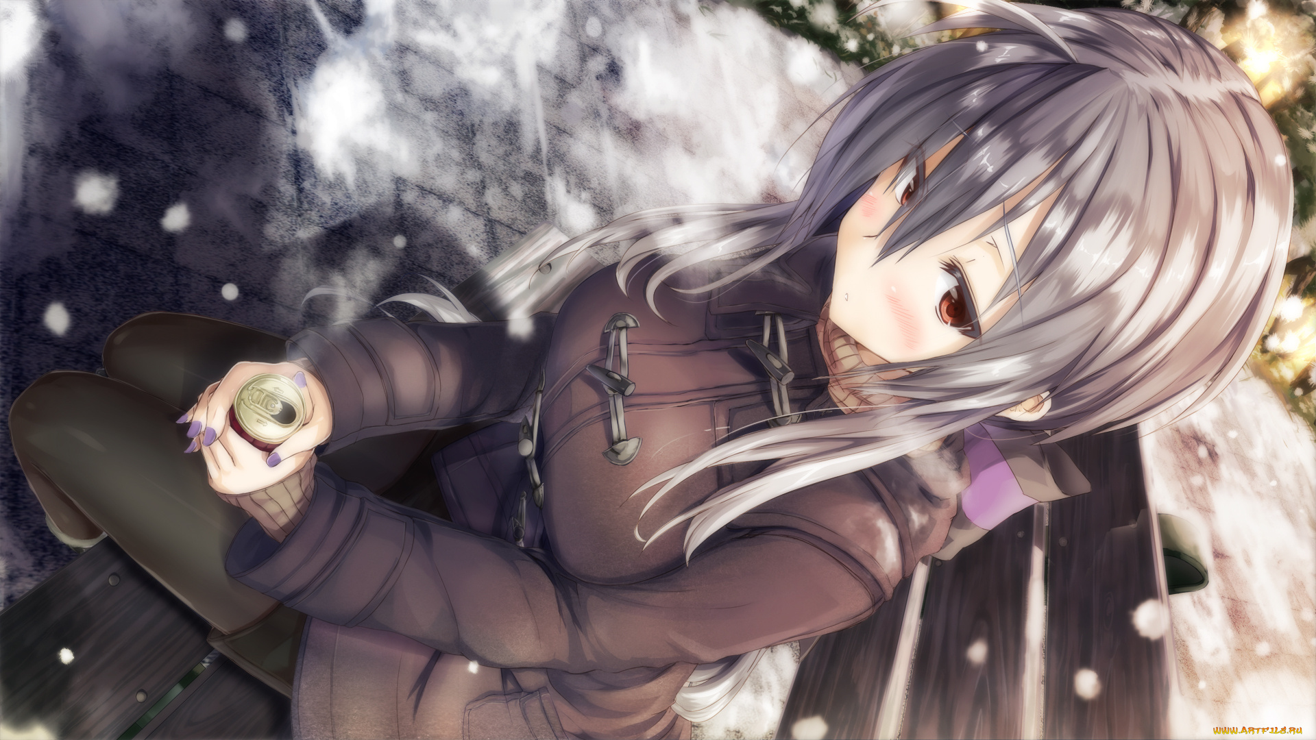 аниме, vocaloid, взгляд, фон, девушка