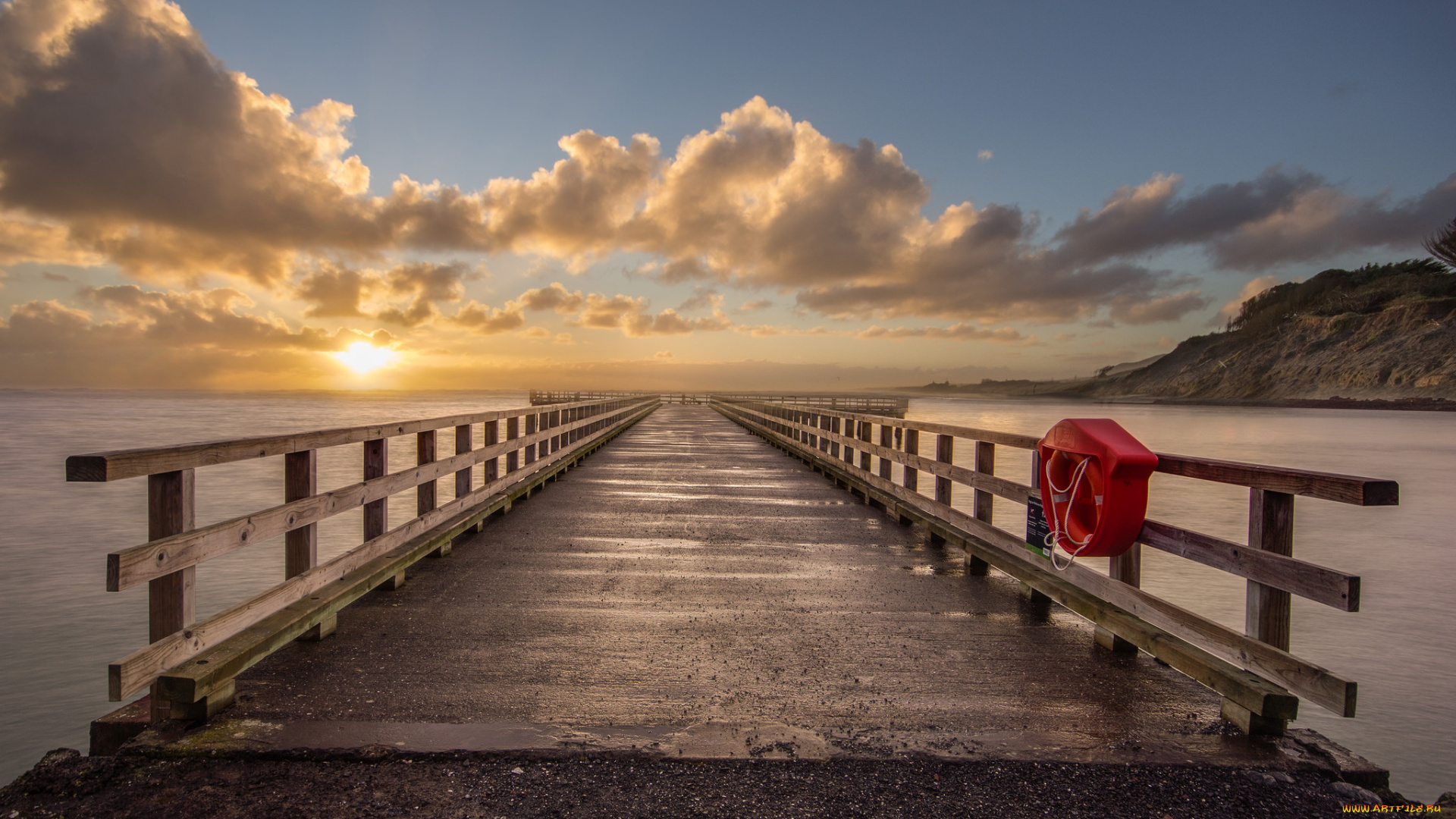 природа, побережье, море, берег