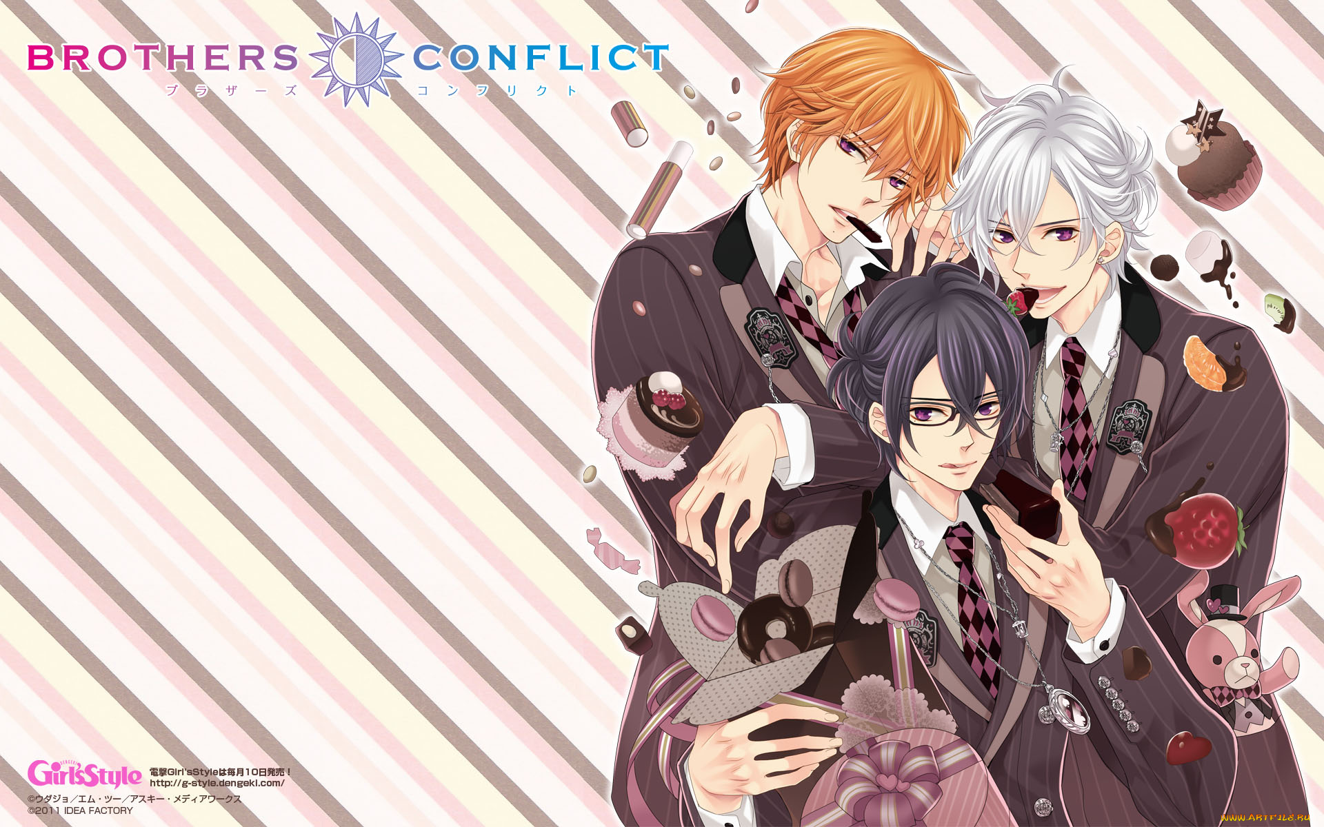 аниме, brothers, conflict, братья