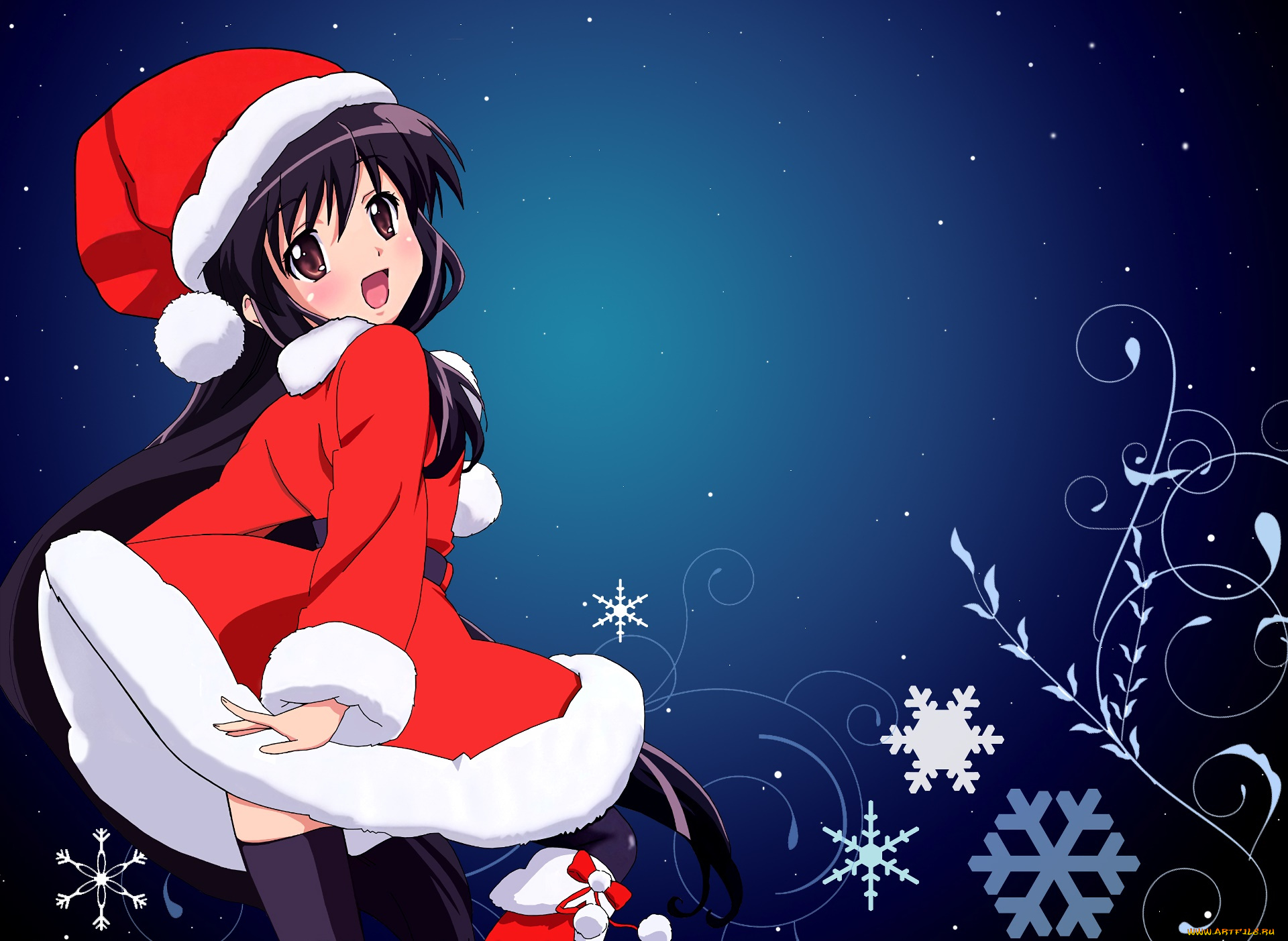 аниме, shakugan, no, shana, фон, девушка, взгляд