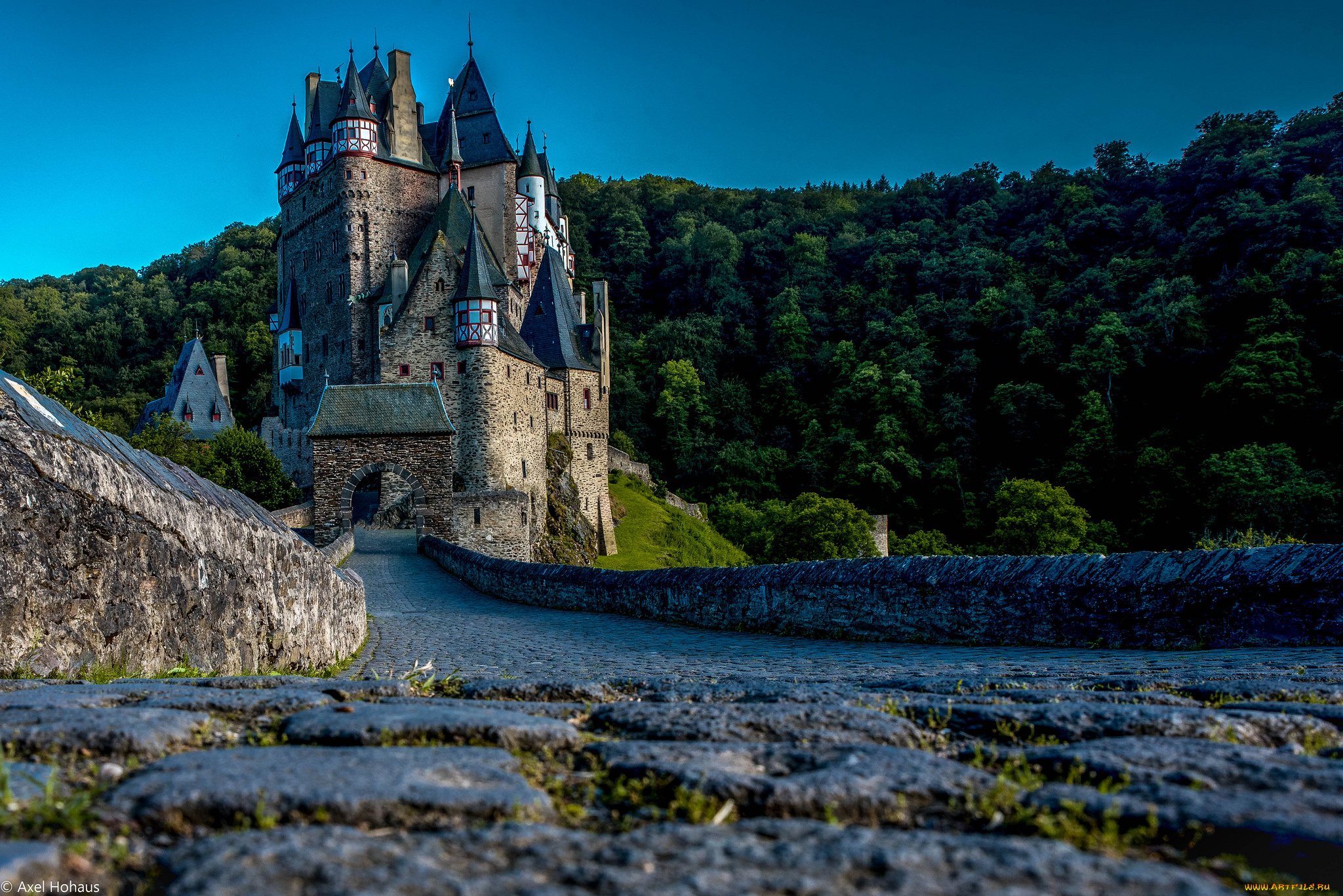 burg, eltz, города, замки, германии, горы, замок