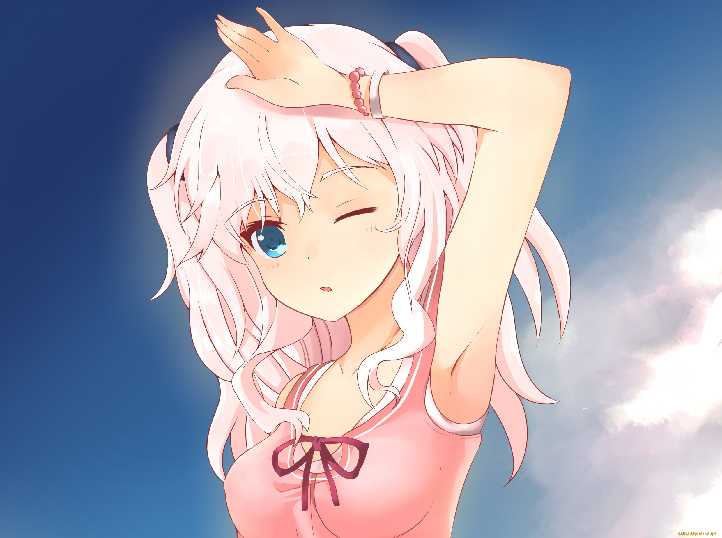 аниме, charlotte, девушка