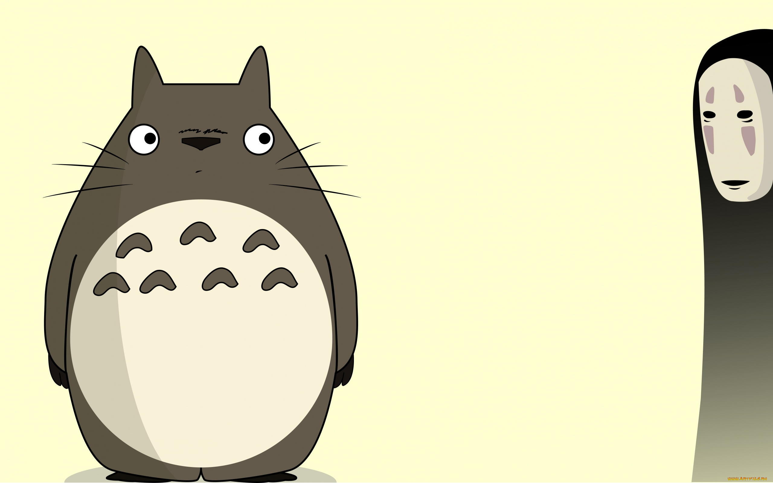 аниме, животные, , существа, тоторо, безликий