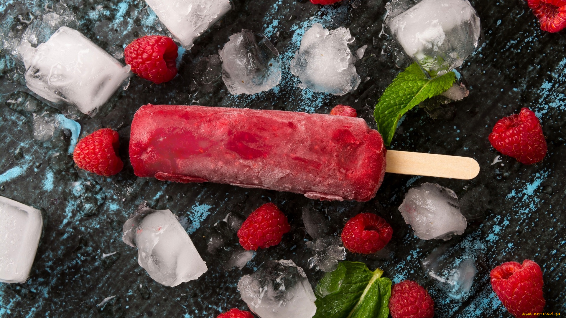 еда, мороженое, , десерты, лед, мята, эскимо, малина