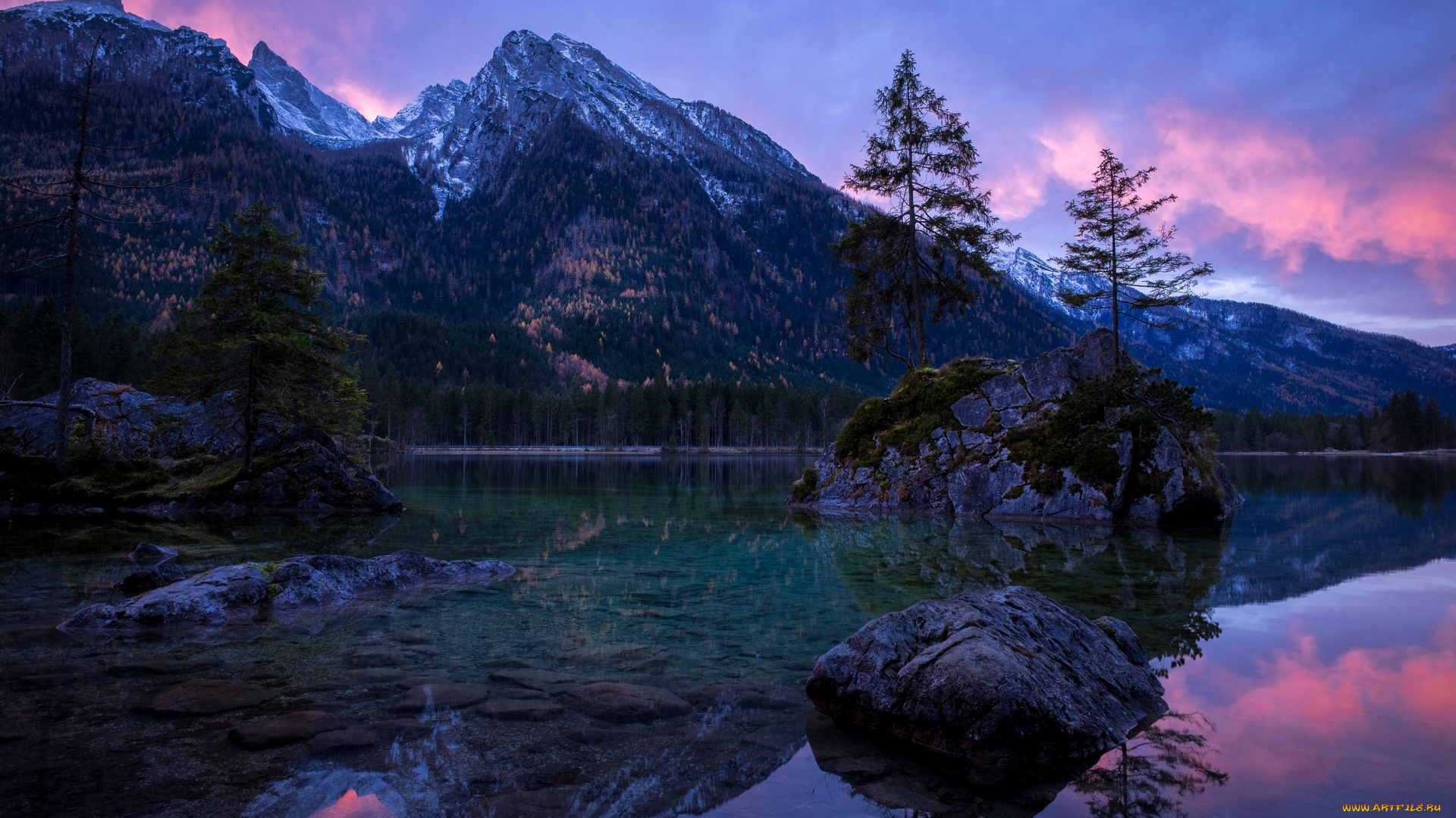 германия, природа, реки, озера, деревья, горы, камни, водоем