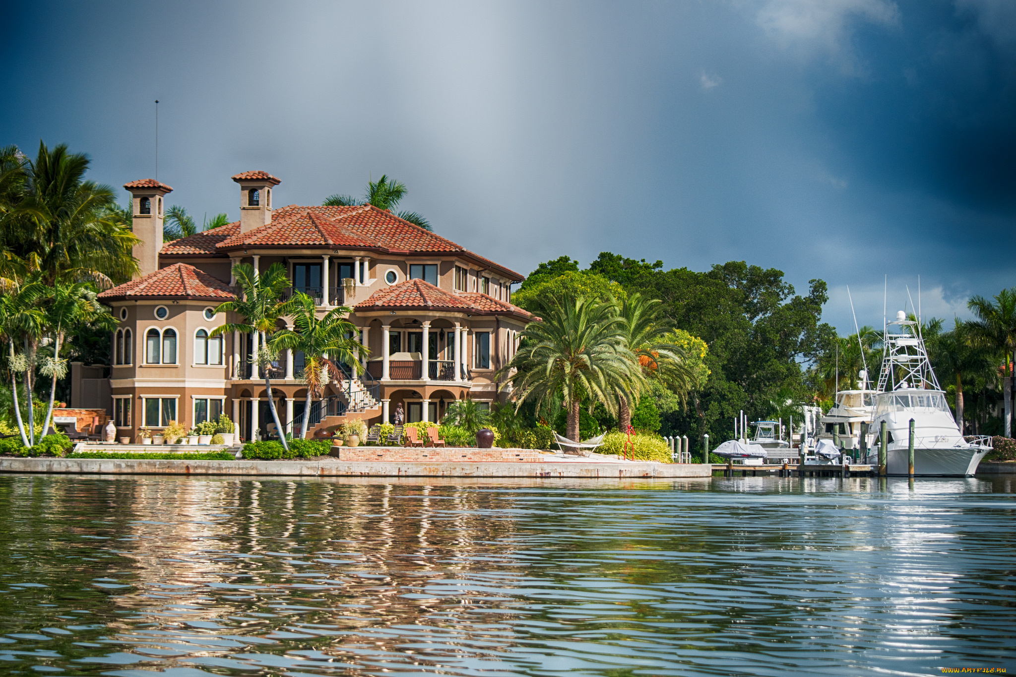 корабли, Яхты, яхта, вилла