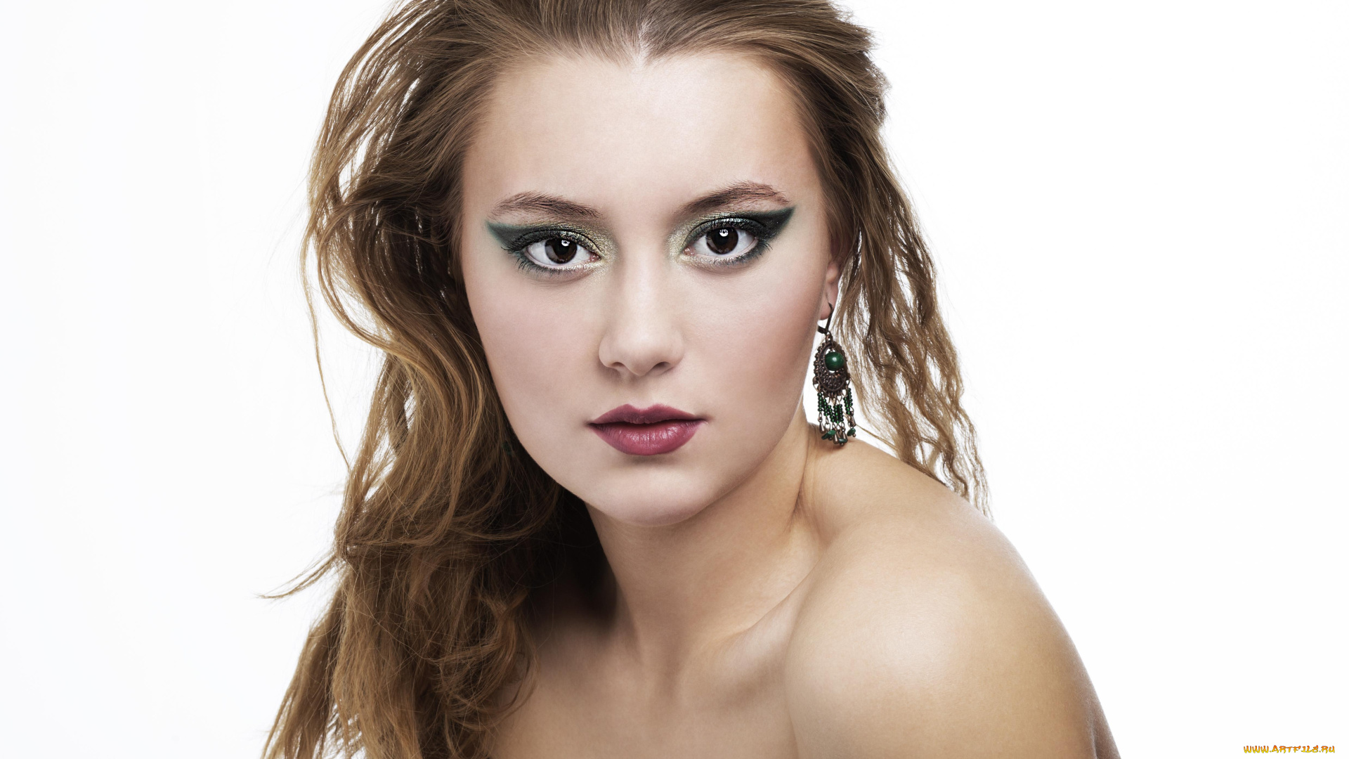 девушки, -unsort, , лица, , портреты, серьги, лицо, блондинка