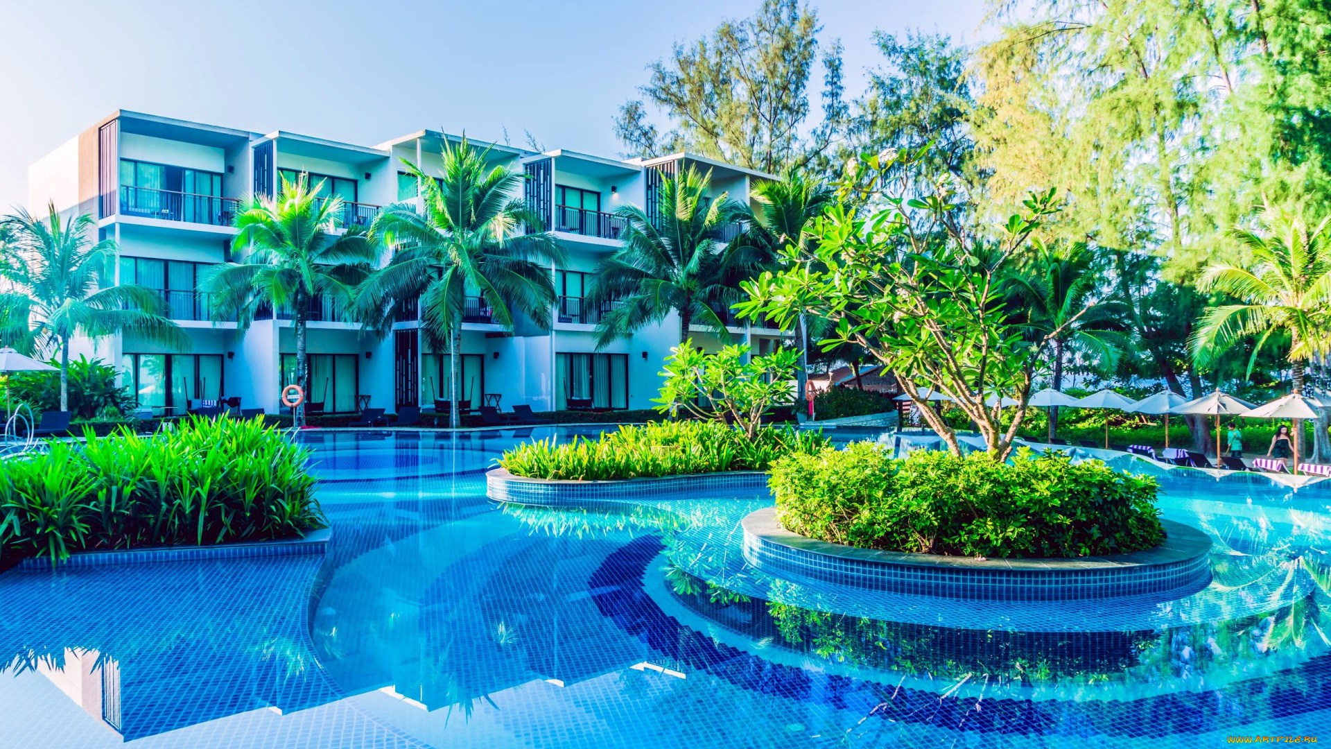 интерьер, бассейны, , открытые, площадки, бассейн